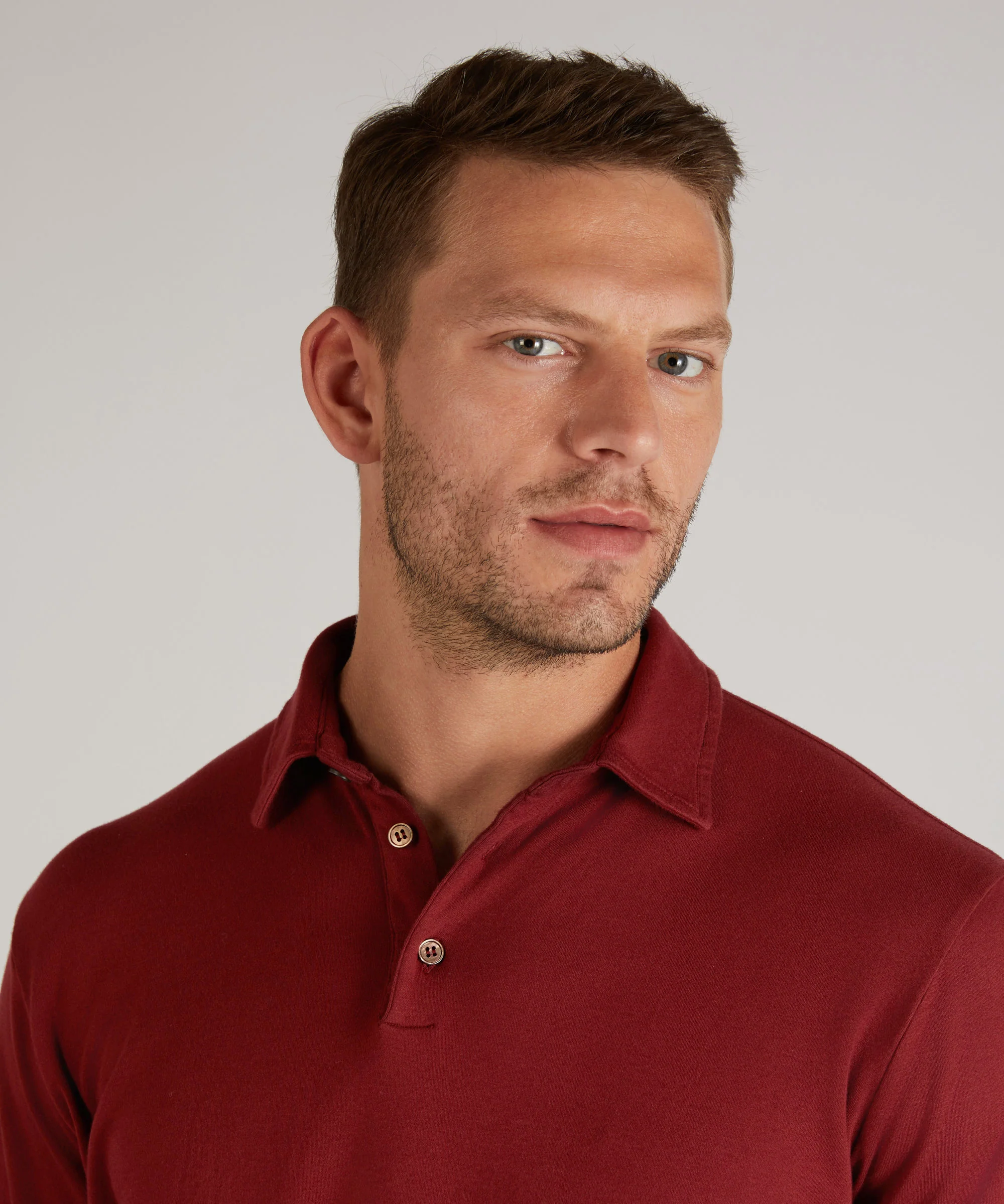 Certified interlock cotton slim fit polo shirt - Image 4