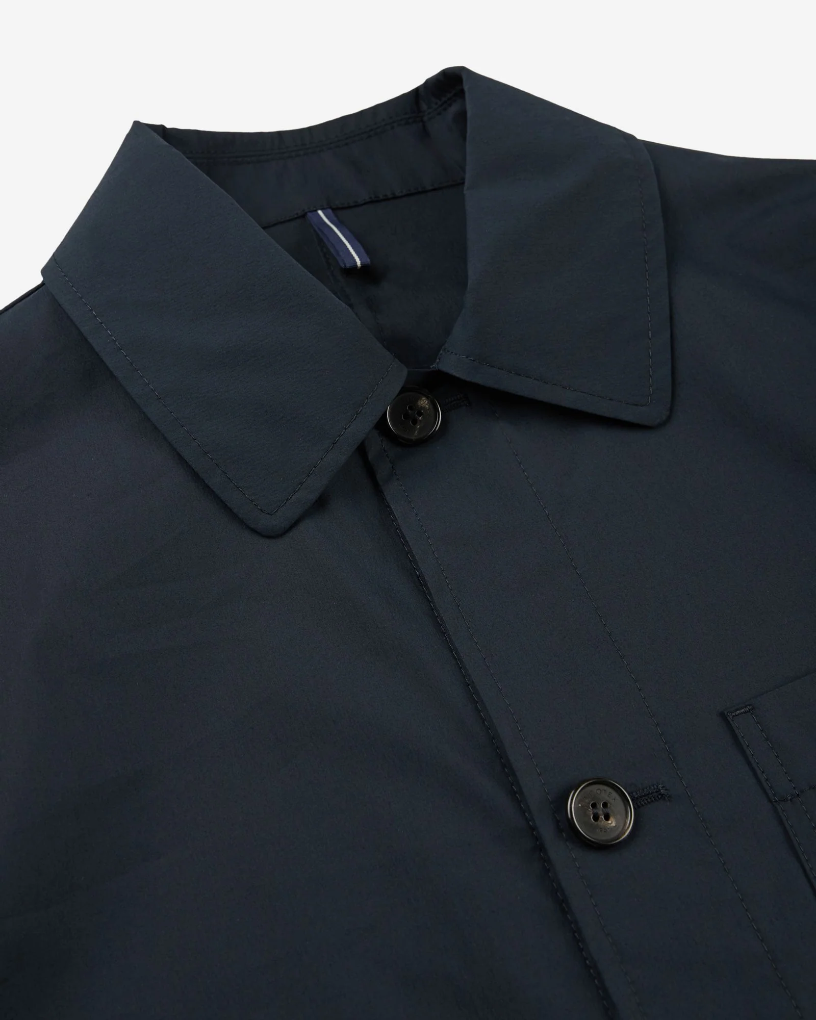 Cotton and technical fabric shirt - Image 6