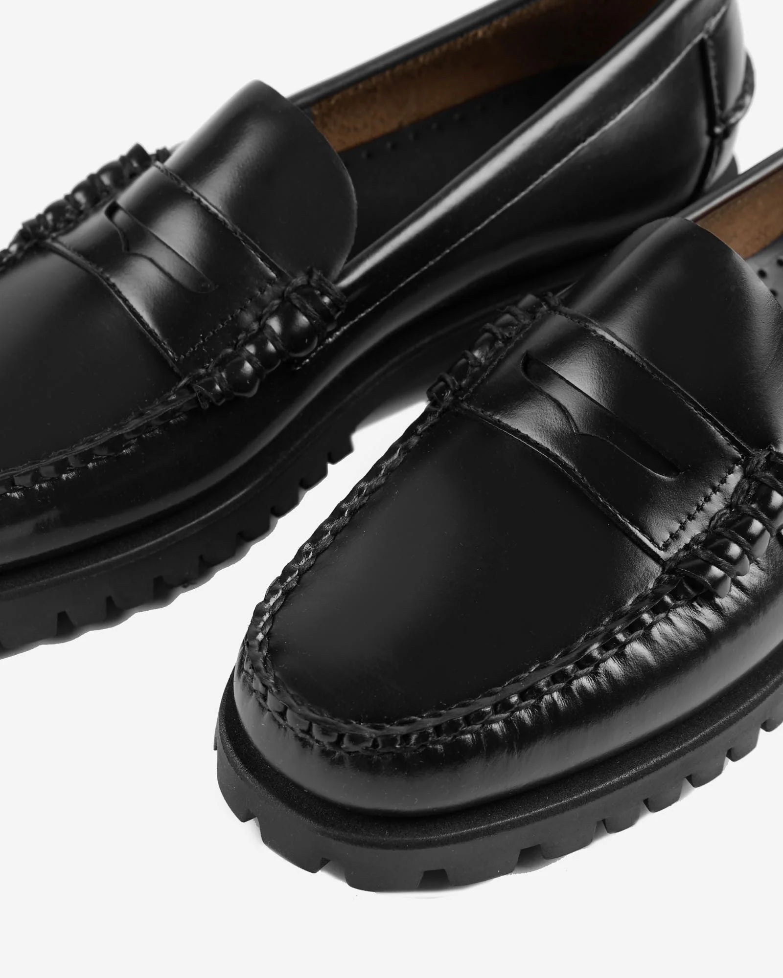 Dan Lug leather moccasins - Image 3