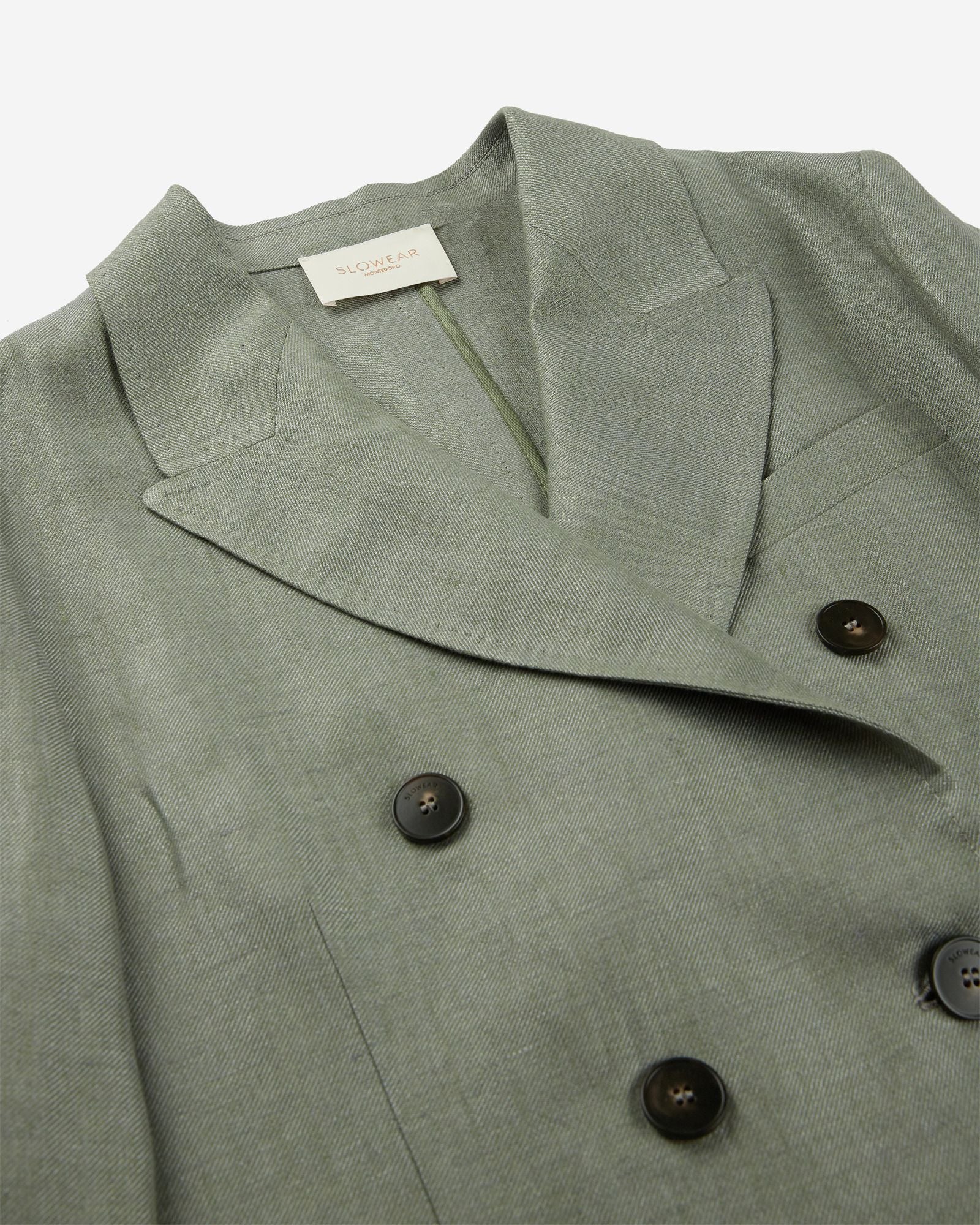 Double-breasted linen jacket - Image 6