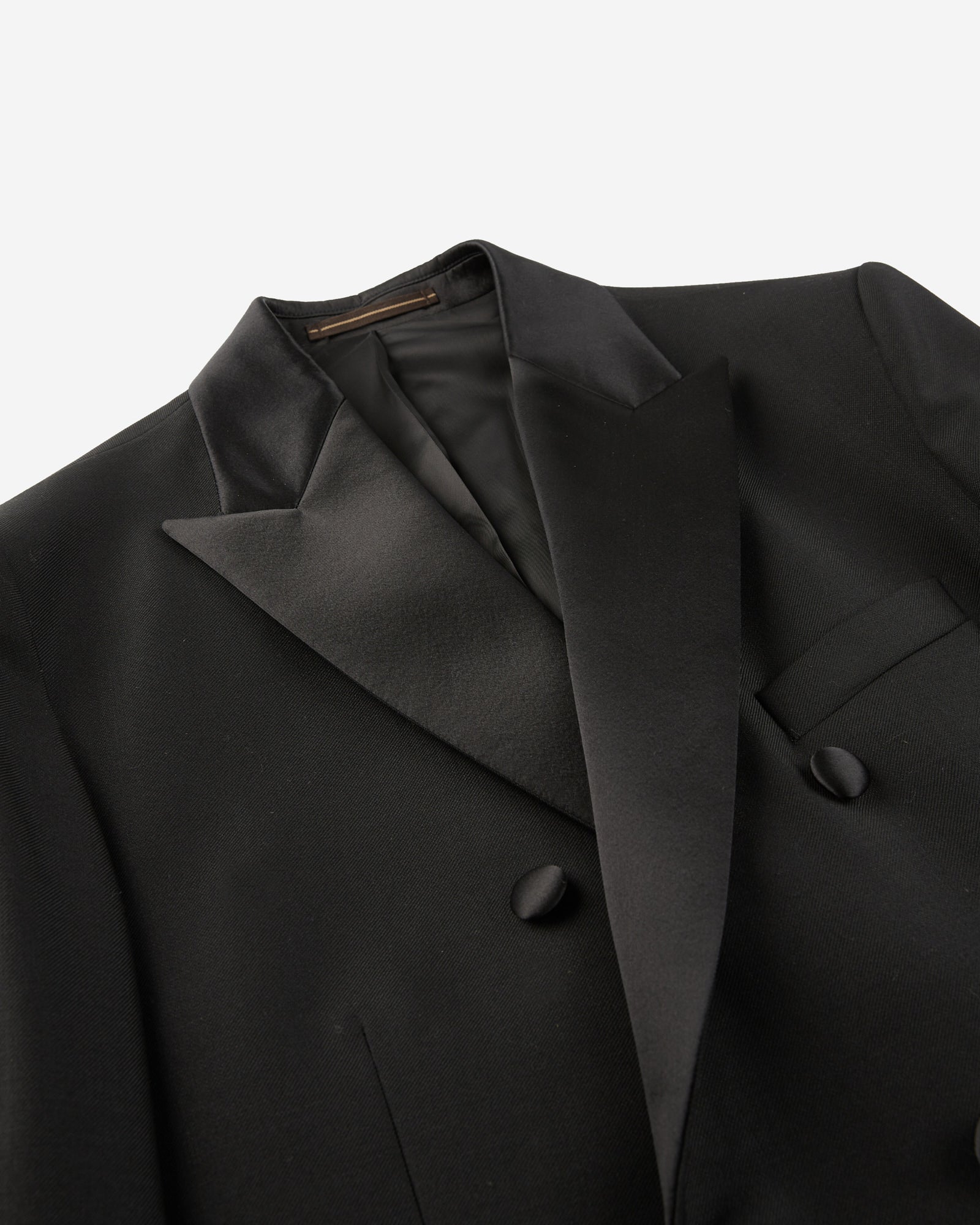 Double-breasted wool and mohair twill jacket - Image 6