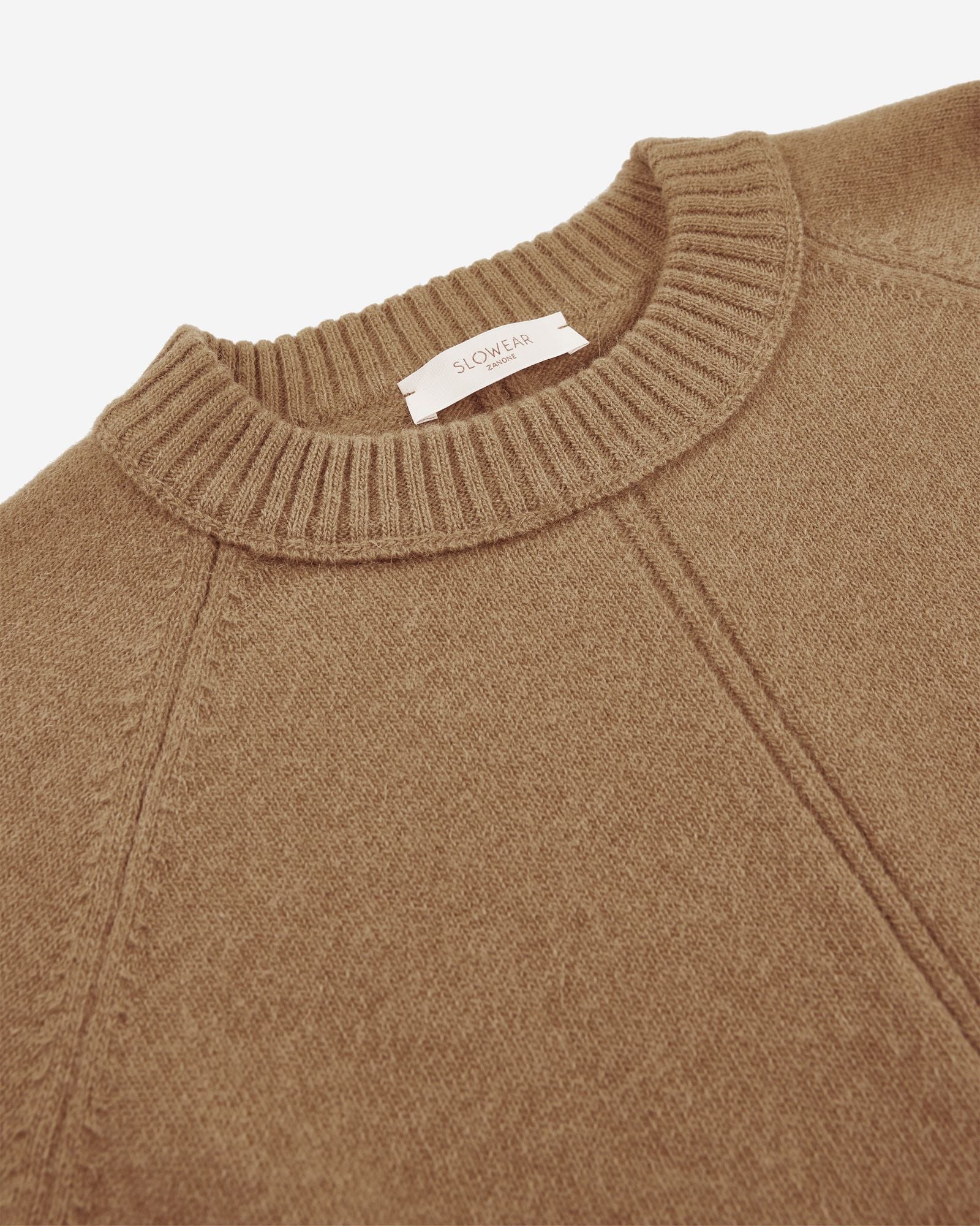 Regular fit crewneck sweater in wool and Angora - Image 6