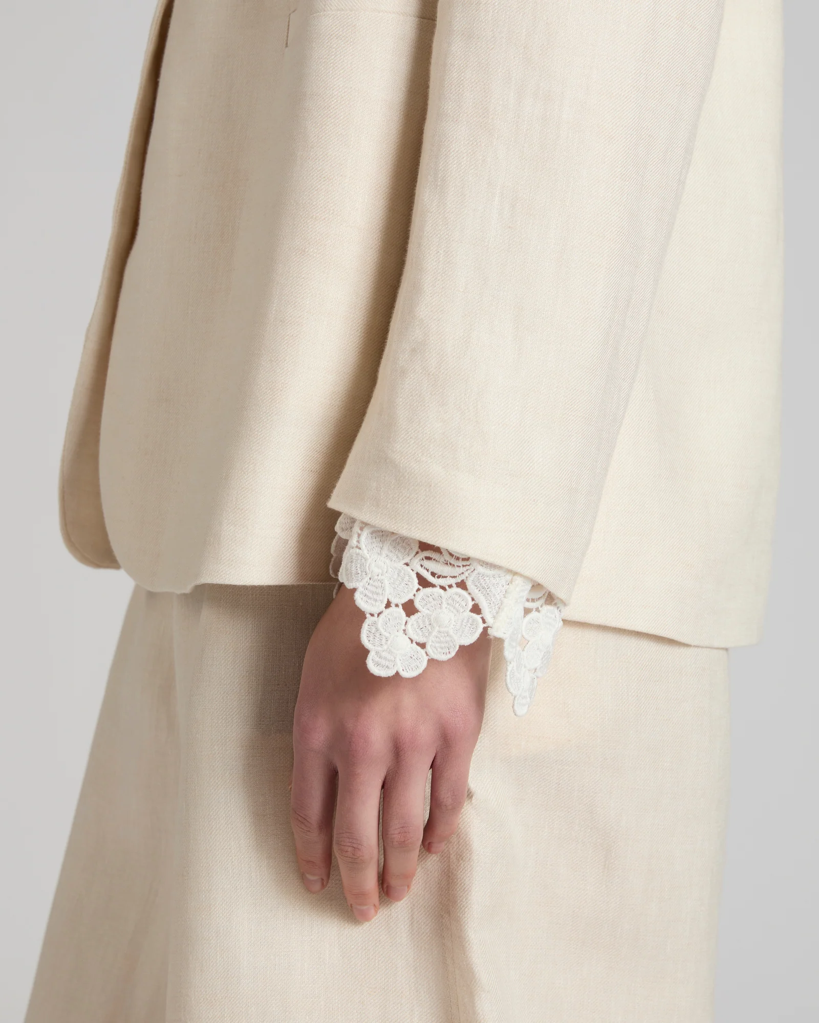 Regular fit linen jacket - Image 4