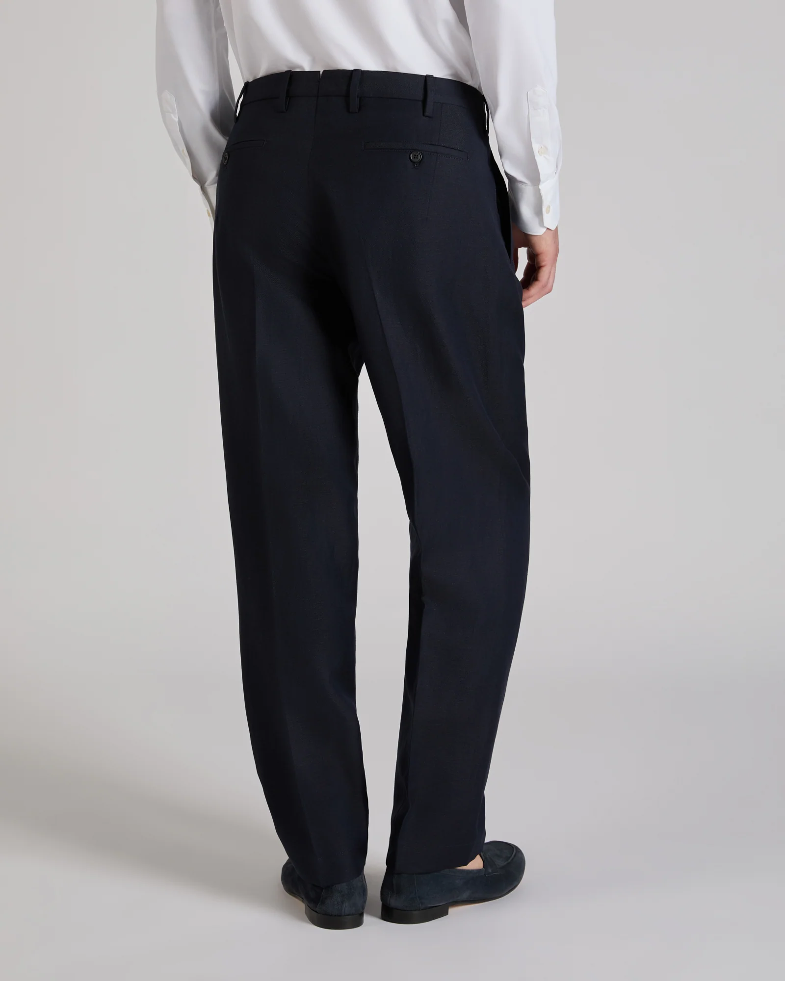 Seamless wool and linen trousers - Image 3