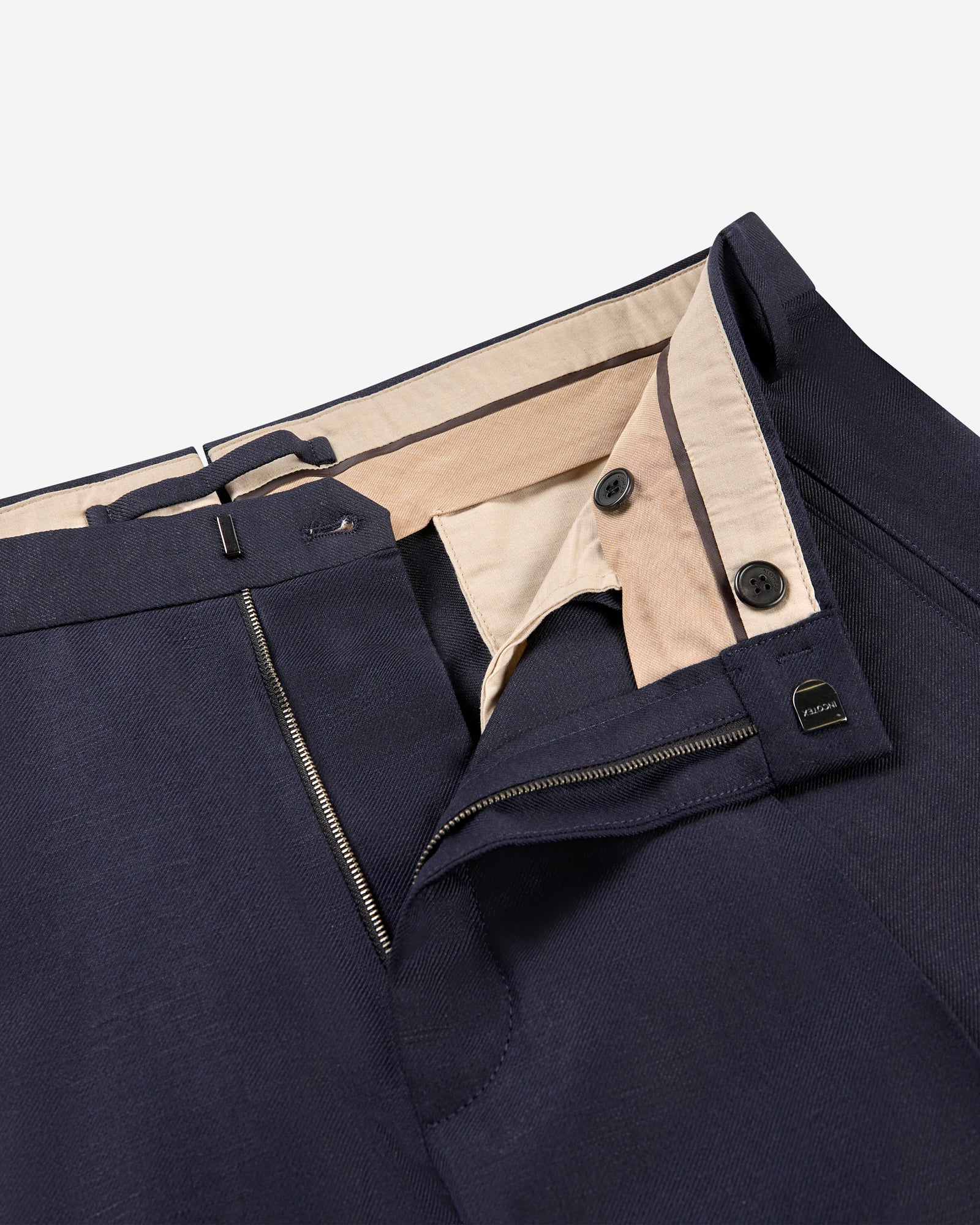 Seamless wool and linen trousers - Image 6