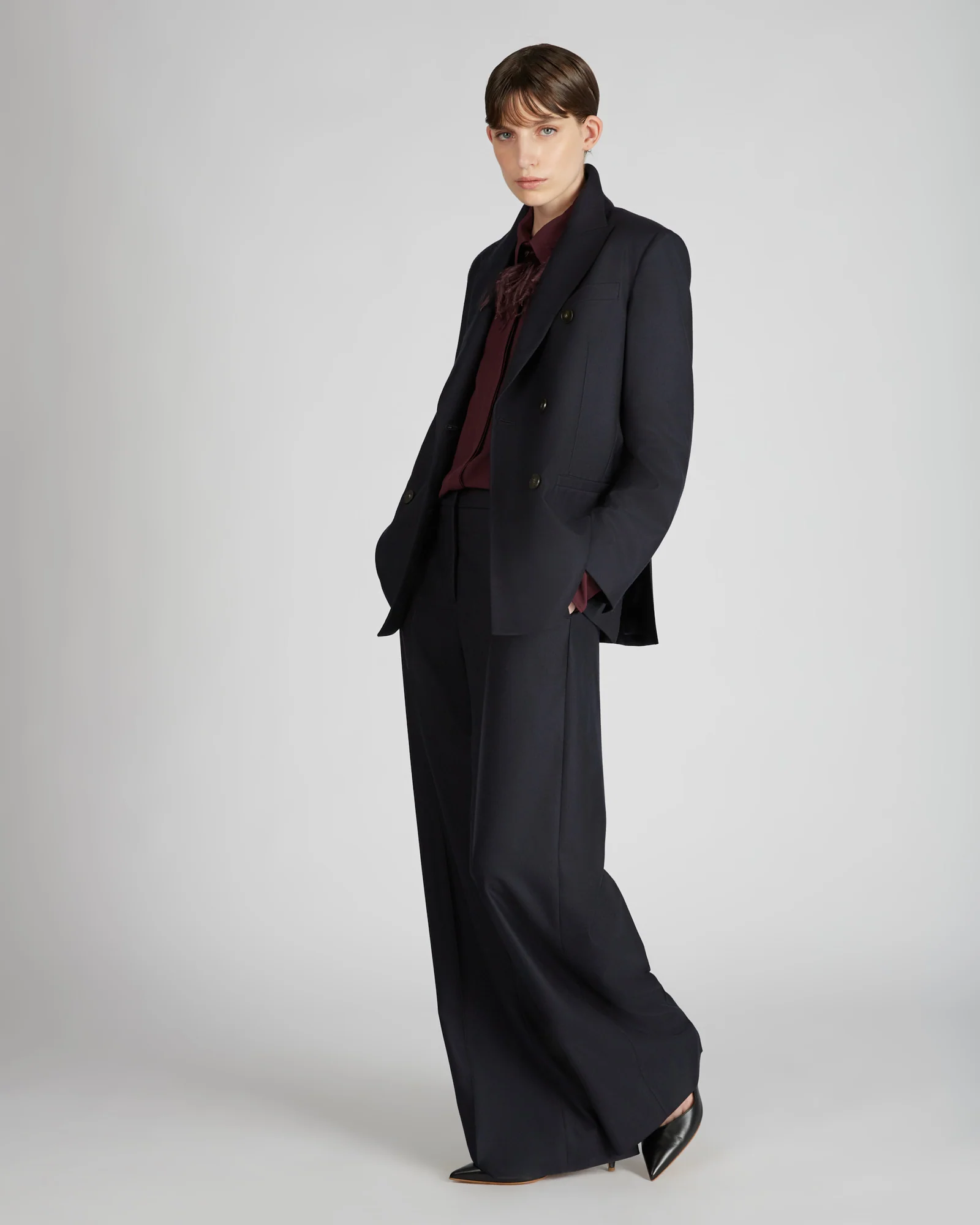 Silk and acetate crêpe de chine slim fit shirt - Image 5