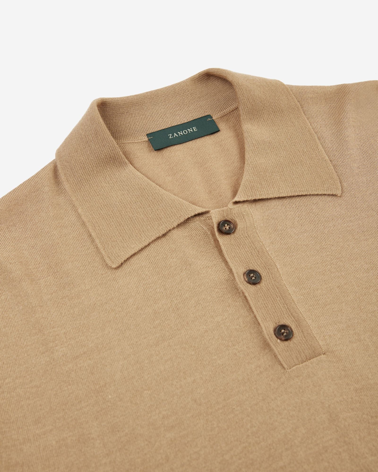 Slim-fit cashmere and silk polo shirt - Image 6