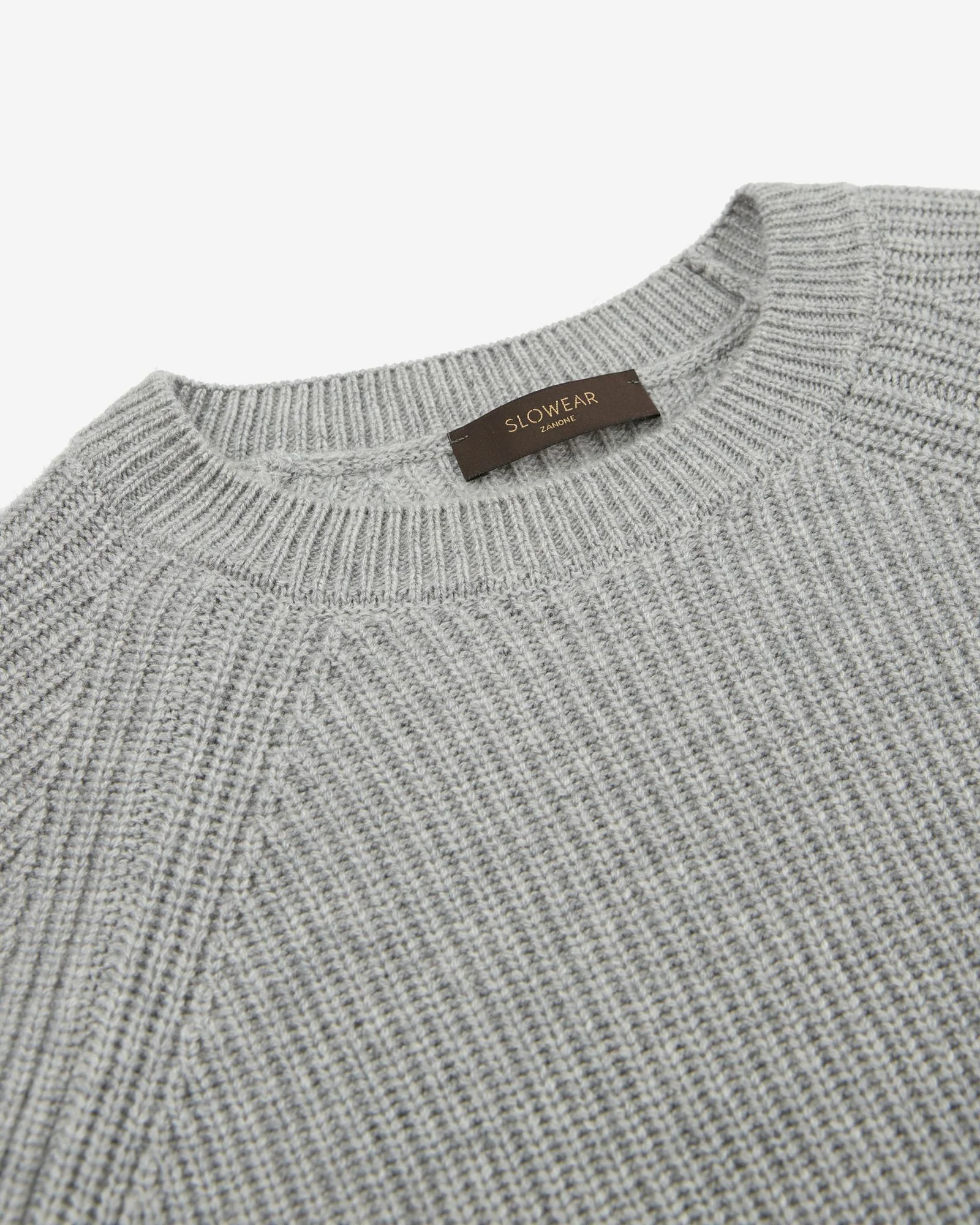 Slim fit cashmere crewneck sweater - Image 6