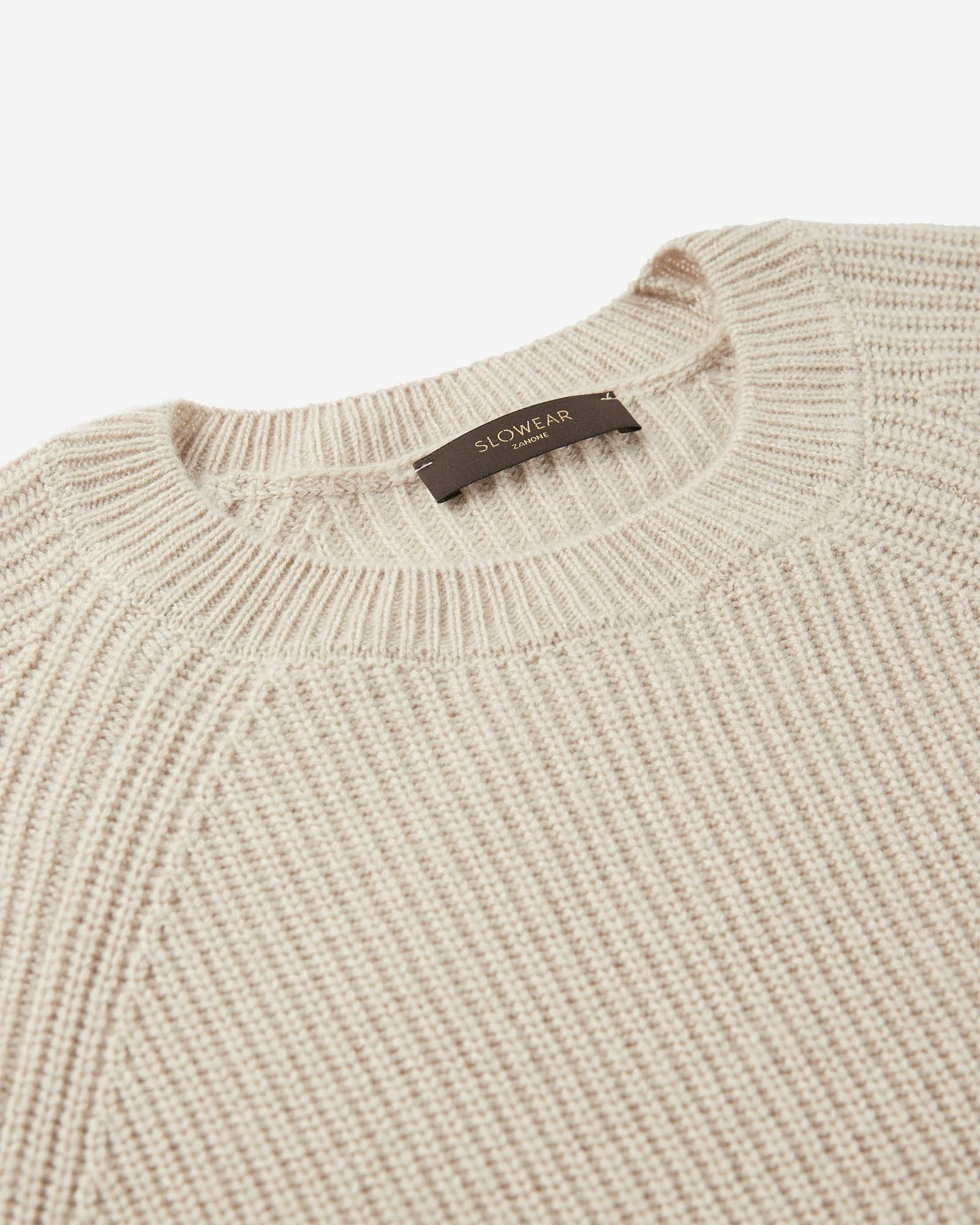 Slim fit cashmere crewneck sweater - Image 6