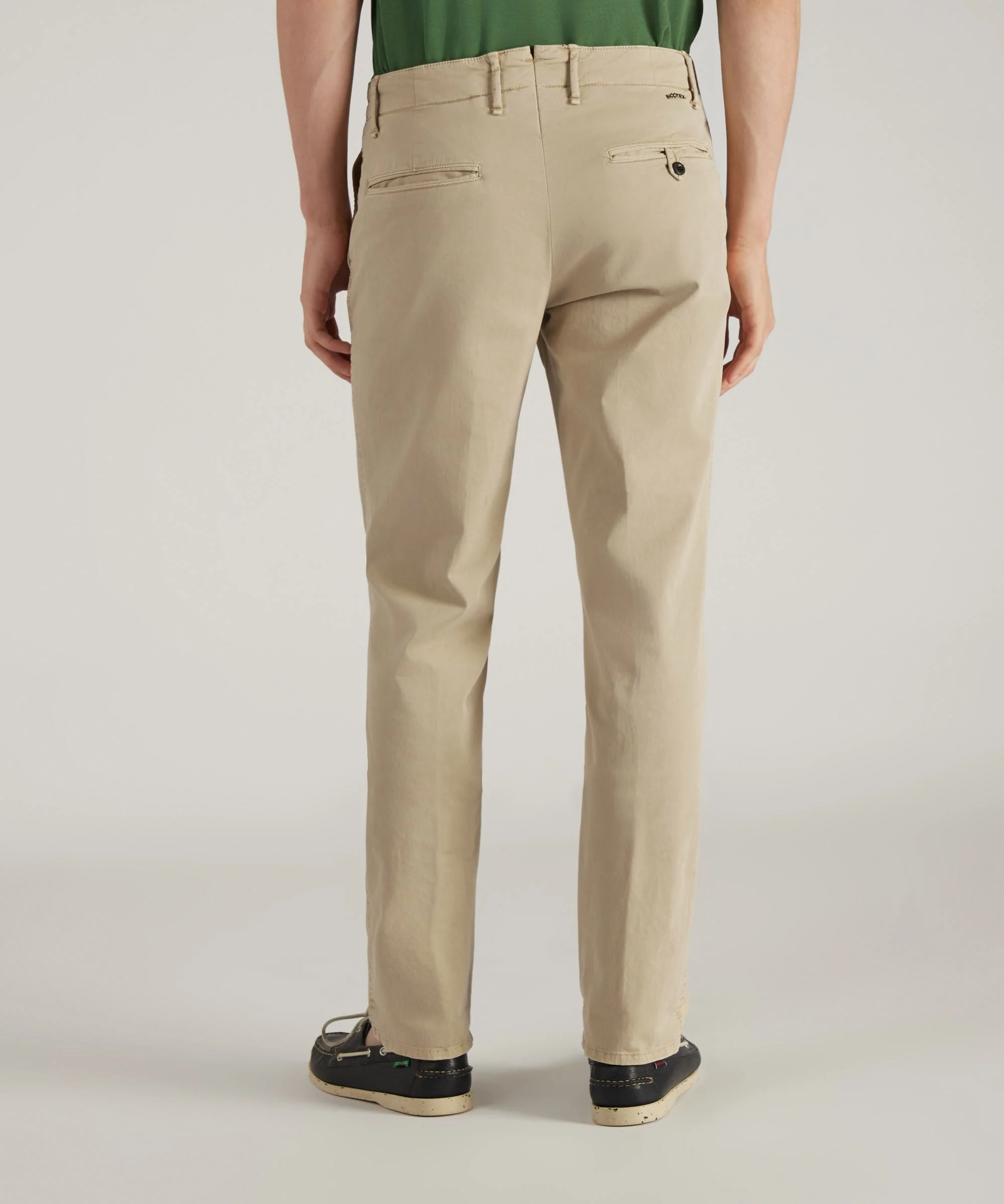 Slim-fit certified stretch gabardine trousers - Image 3