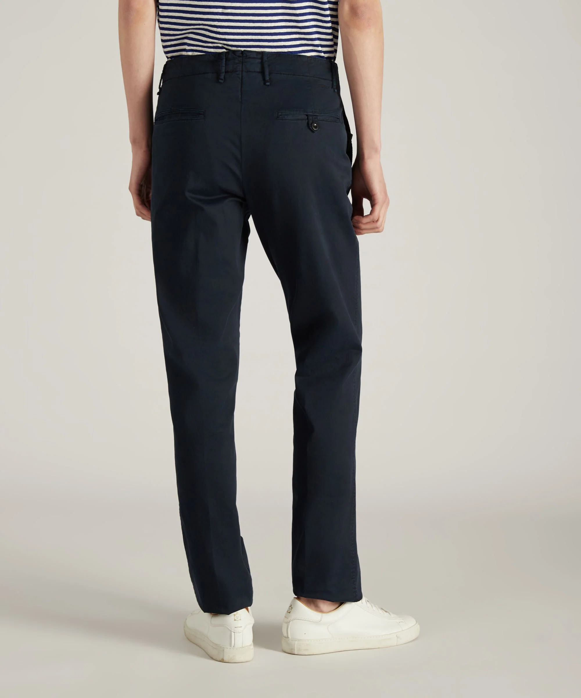 Slim-fit certified stretch gabardine trousers - Image 3