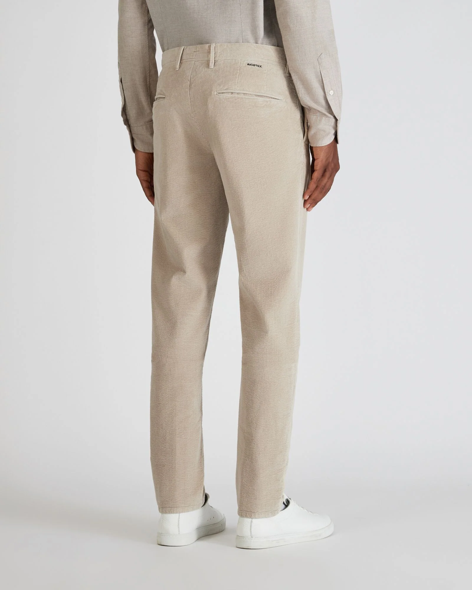 Slim fit corduroy trousers - Image 3