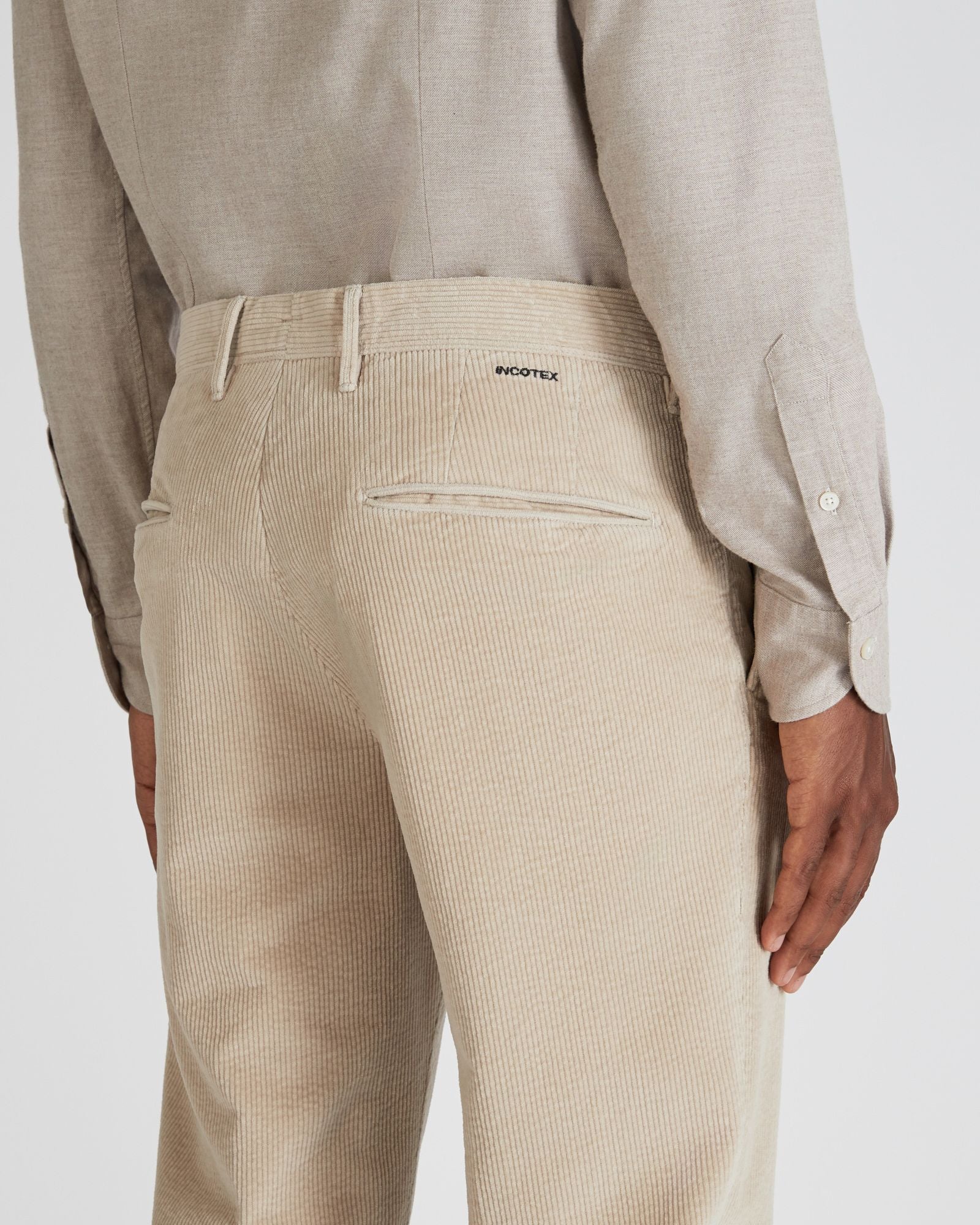 Slim fit corduroy trousers - Image 4