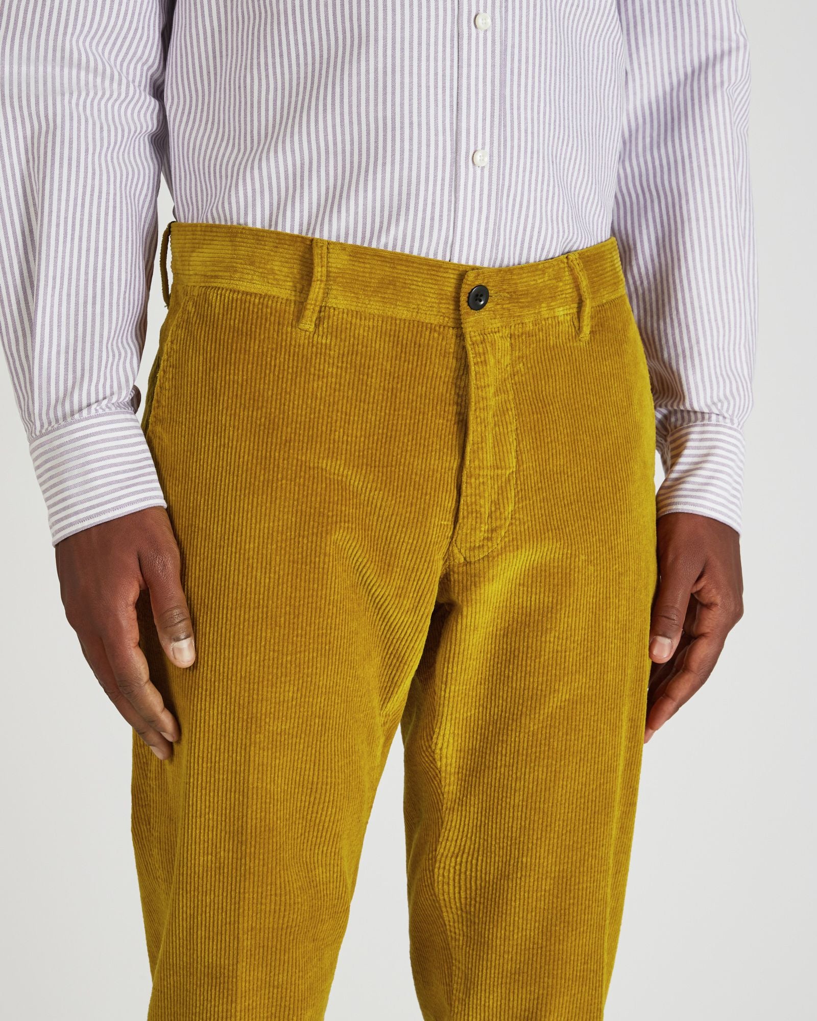 Slim fit corduroy trousers - Image 4