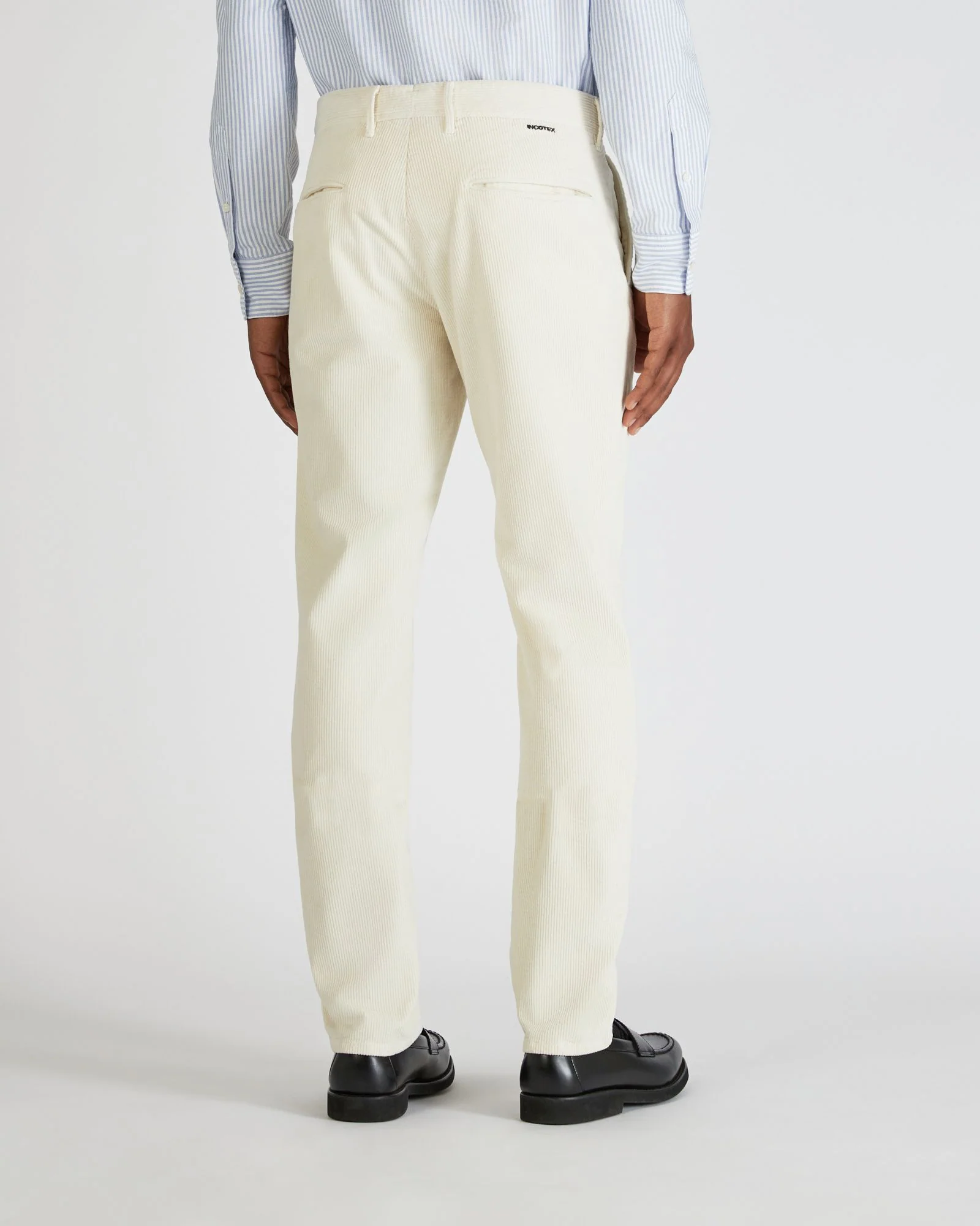 Slim fit corduroy trousers - Image 3