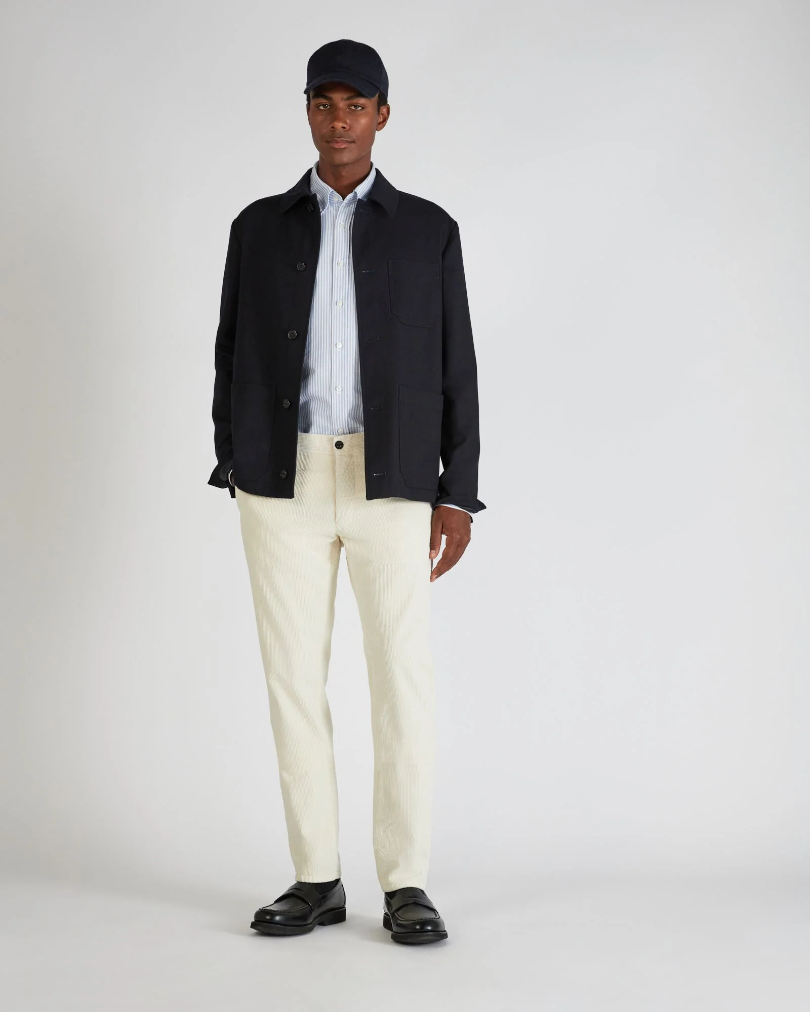 Slim fit corduroy trousers - Image 5