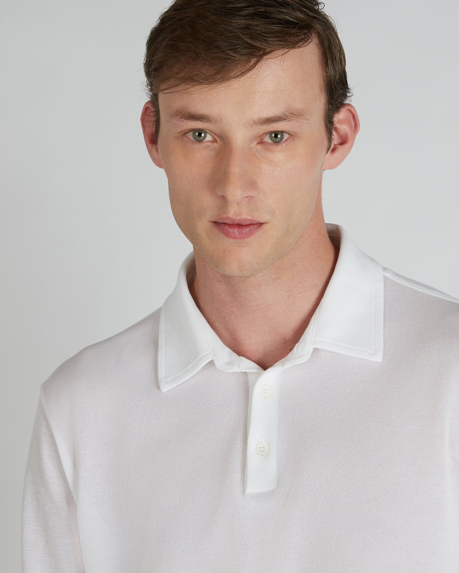 Slim-fit cotton pique polo shirt - Image 4