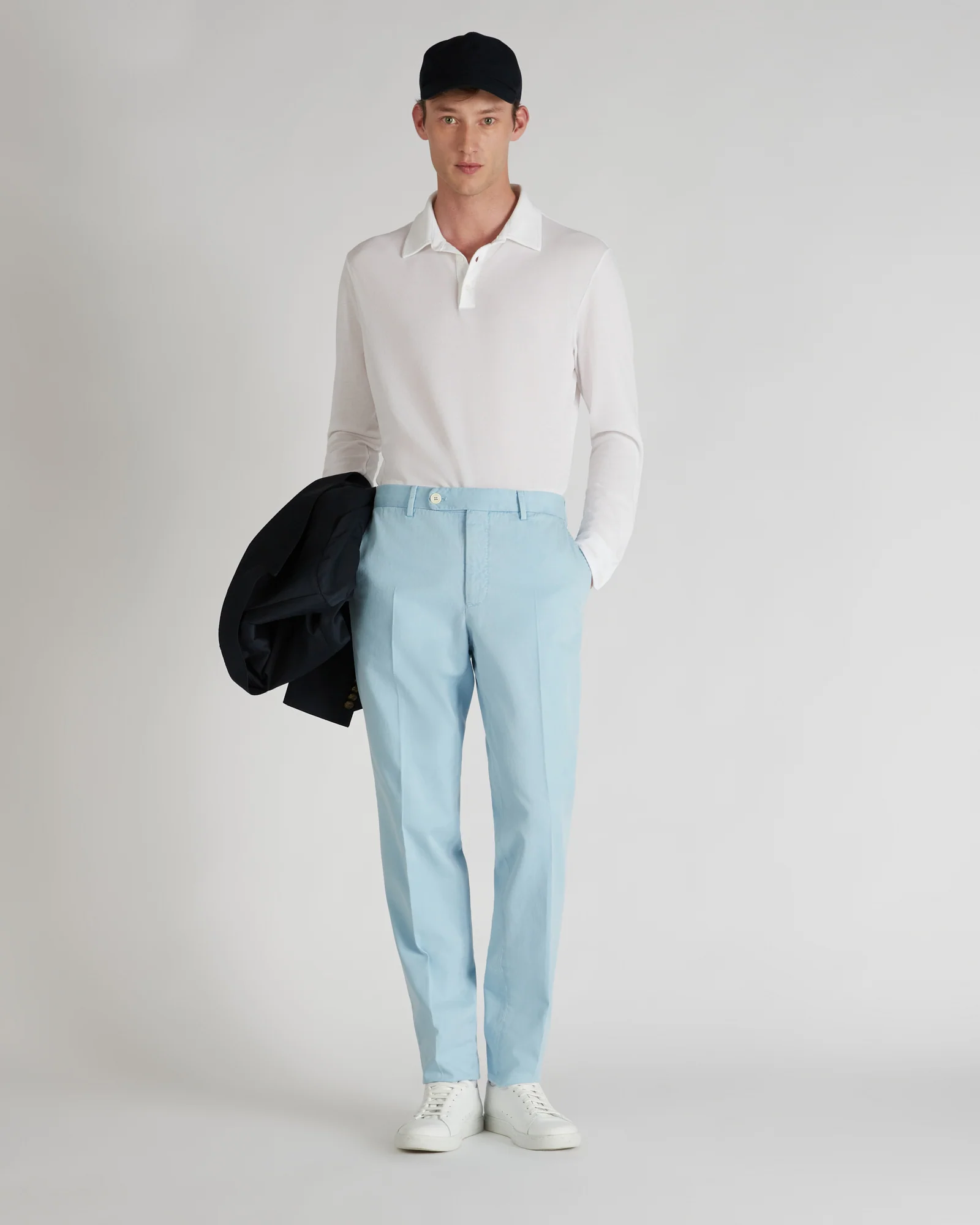 Slim-fit cotton pique polo shirt - Image 5