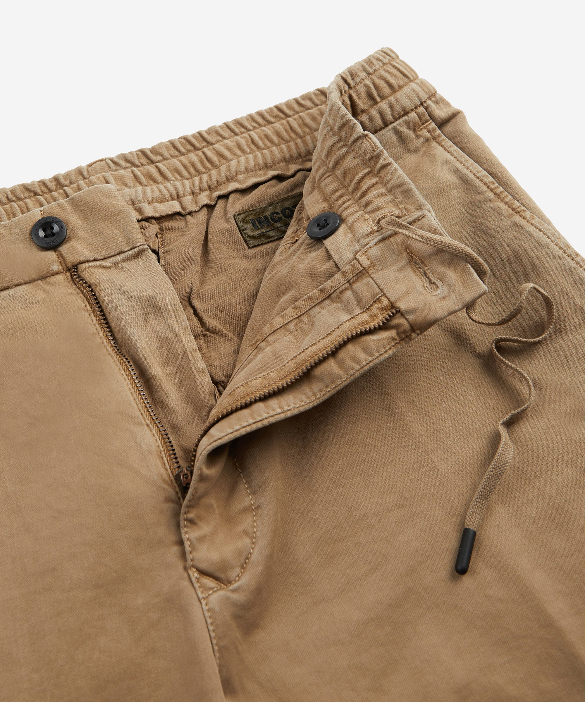 Slim-fit cotton satin trousers - Image 6