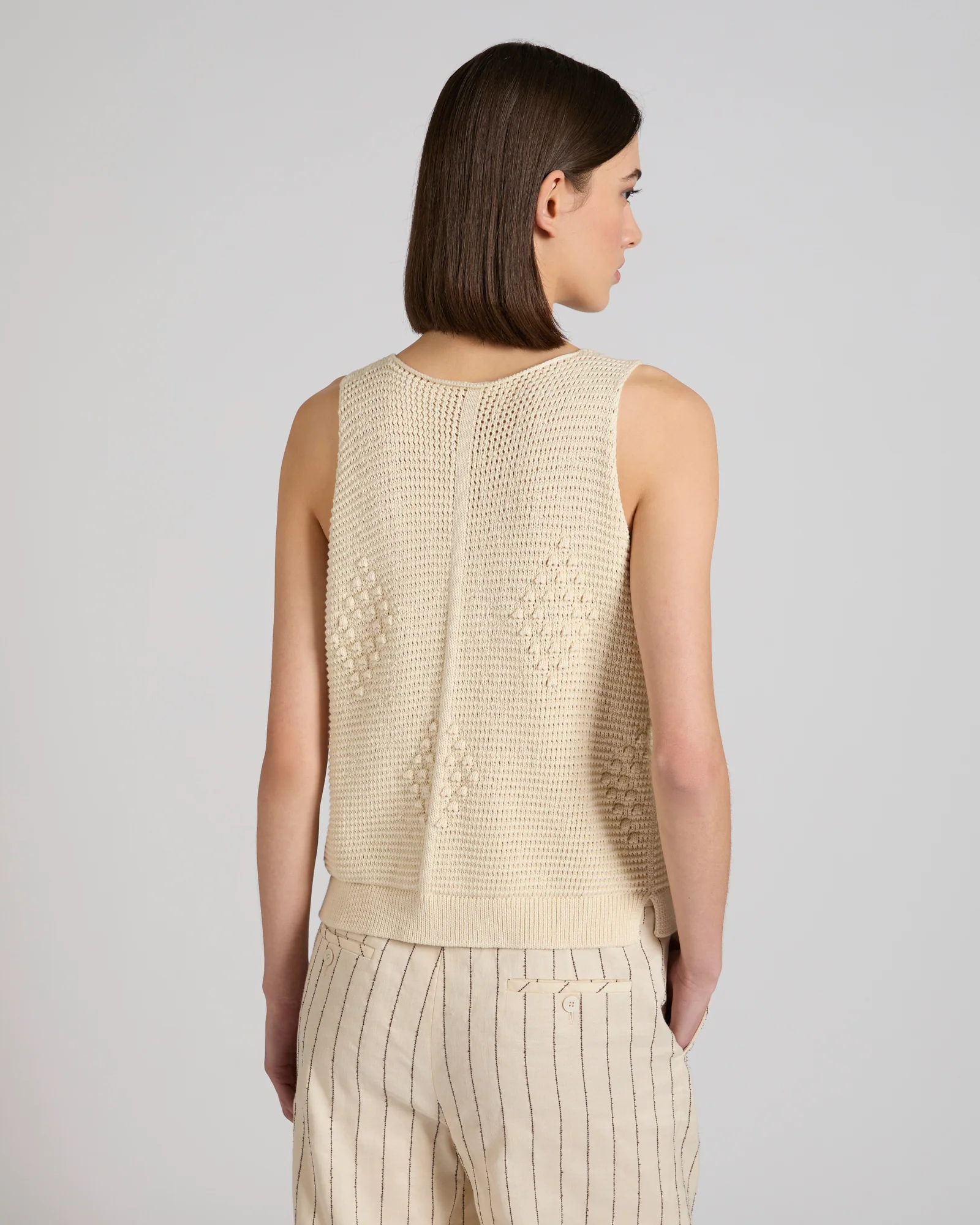 Slim fit cotton vest top - Image 3