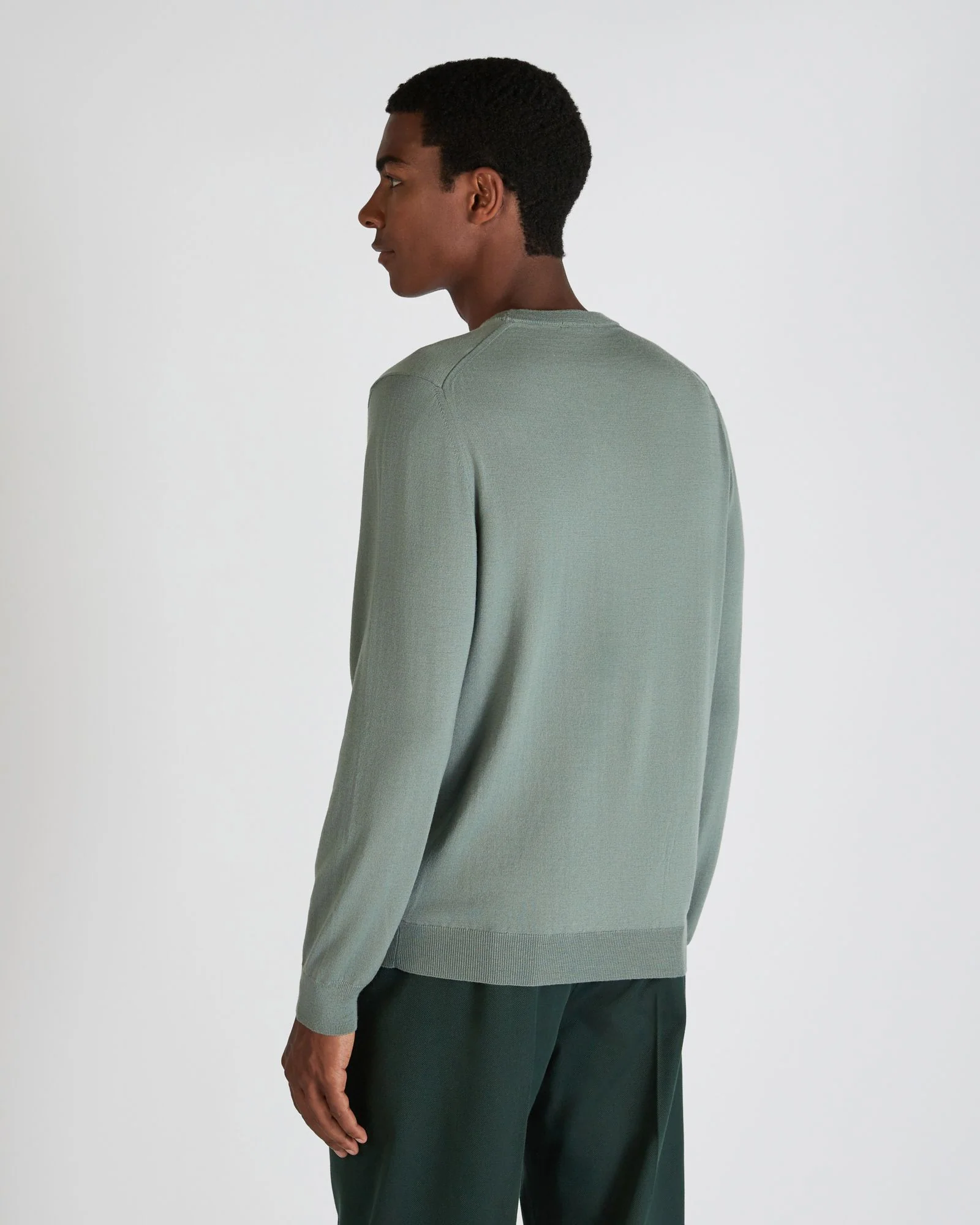 Slim fit Flexwool crewneck sweater - Image 3