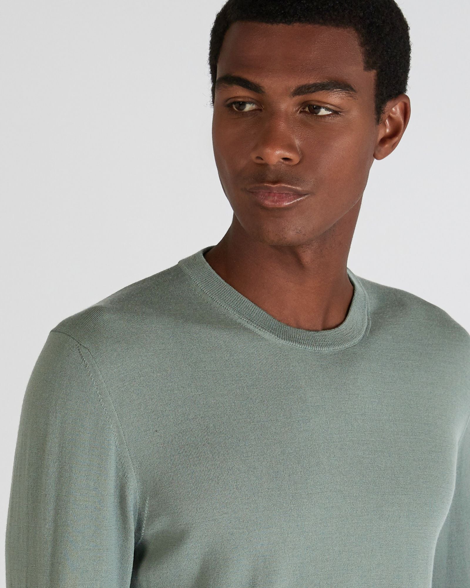 Slim fit Flexwool crewneck sweater - Image 4
