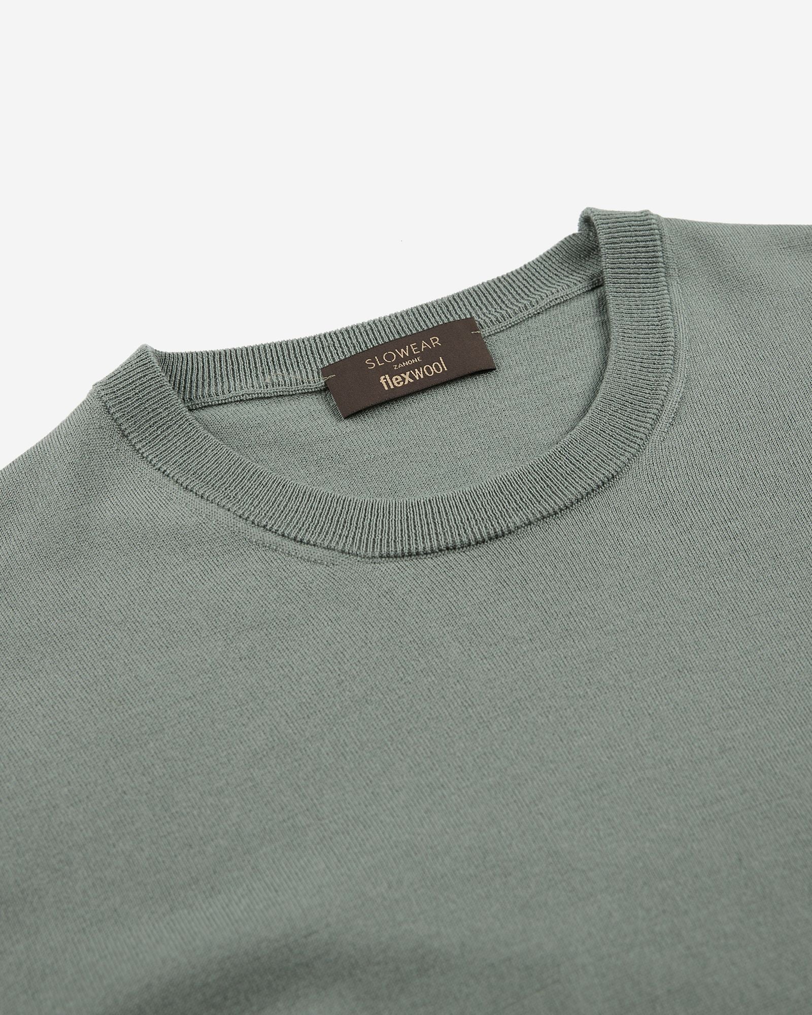 Slim fit Flexwool crewneck sweater - Image 6