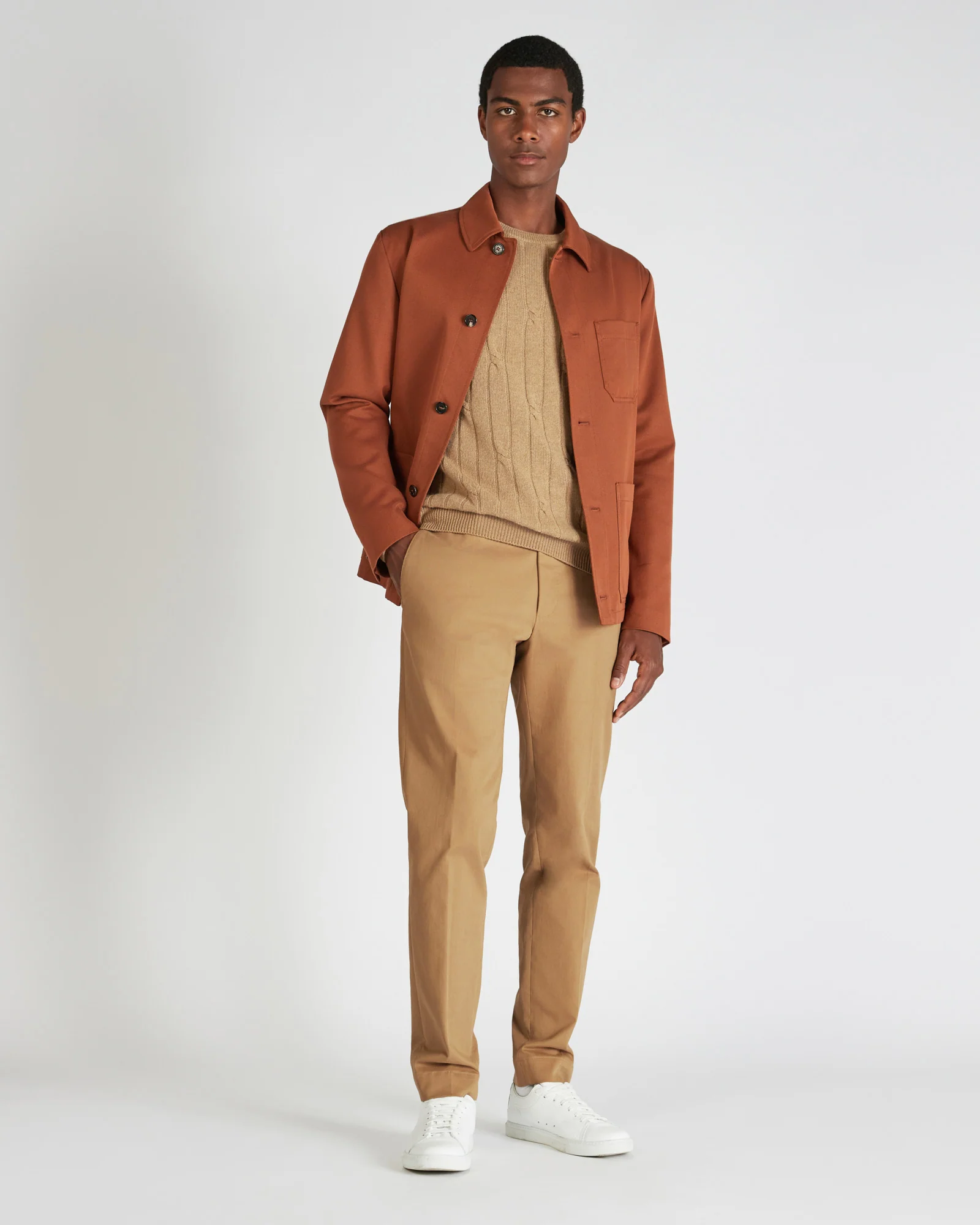 Slim fit gabardine Flexpant - Image 5