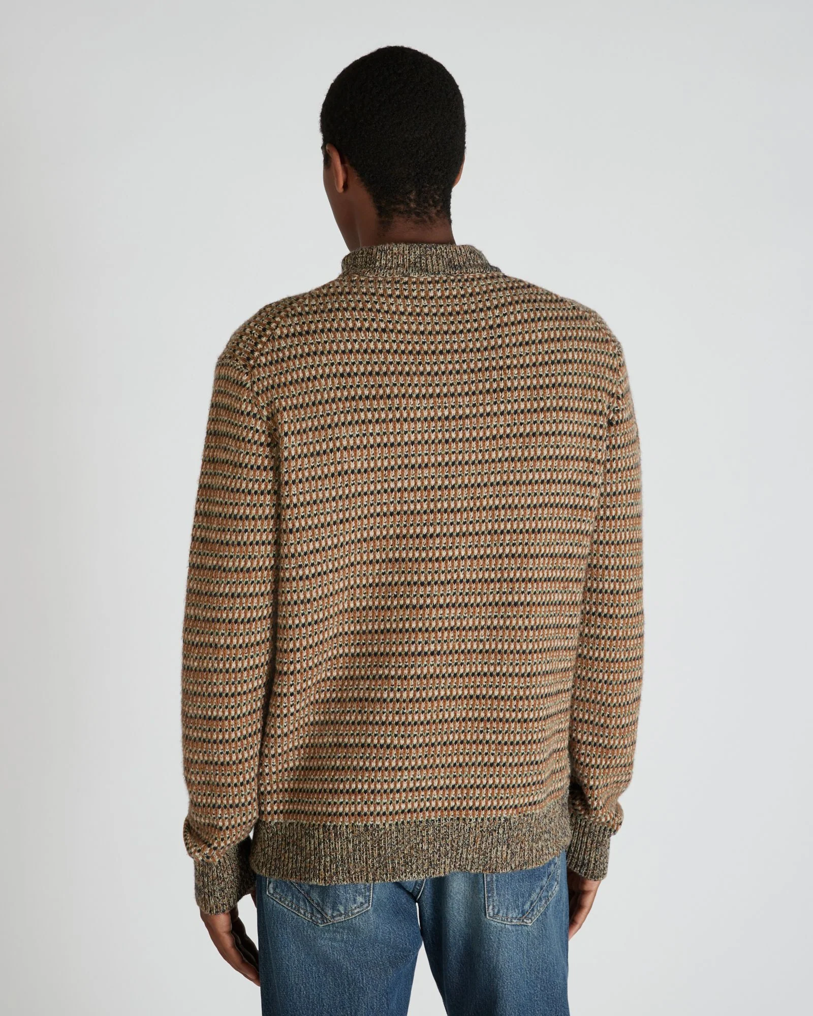 Slim fit Geelong wool crew neck sweater - Image 3