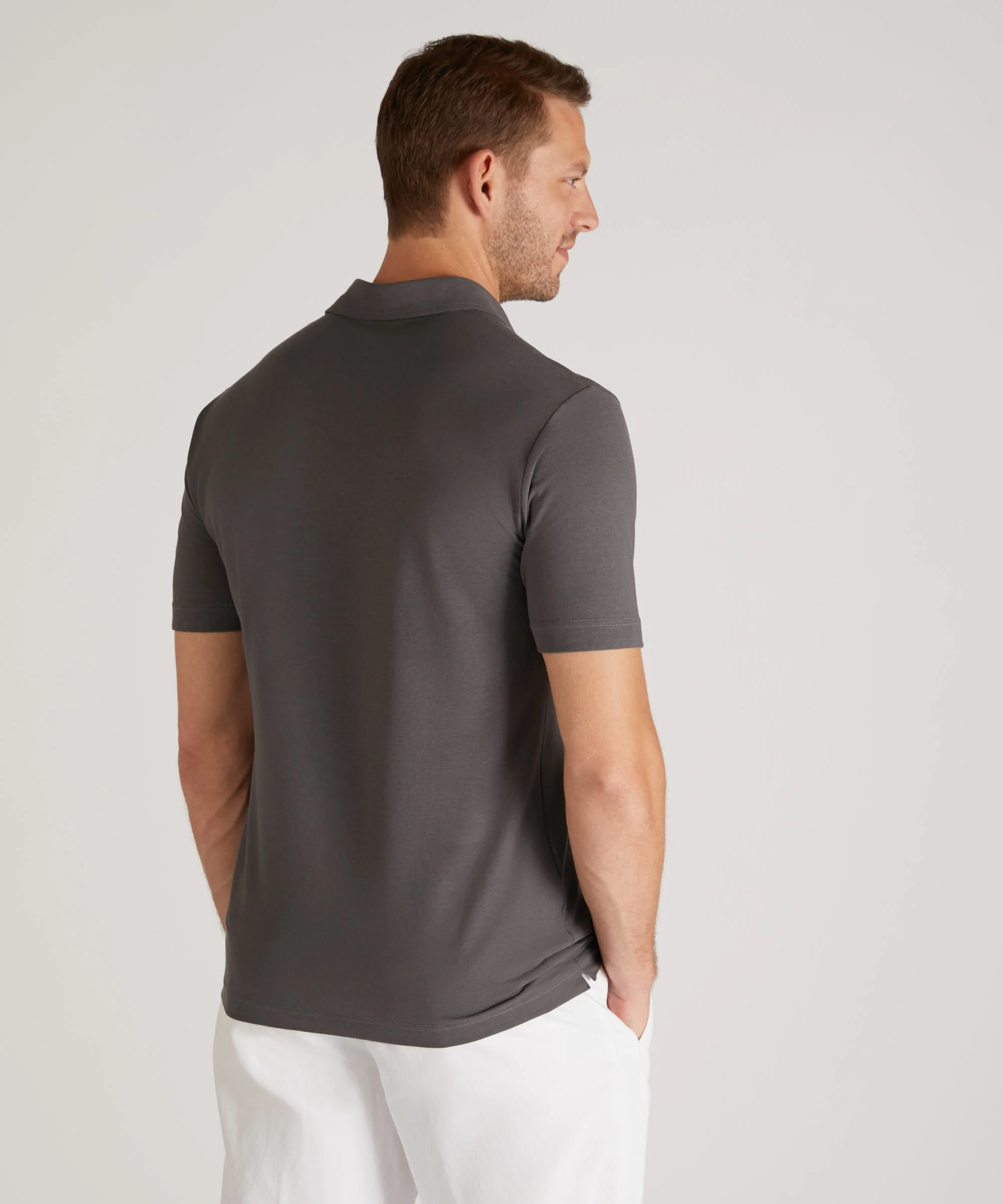 Slim-fit organic IceCotton polo shirt - Image 3