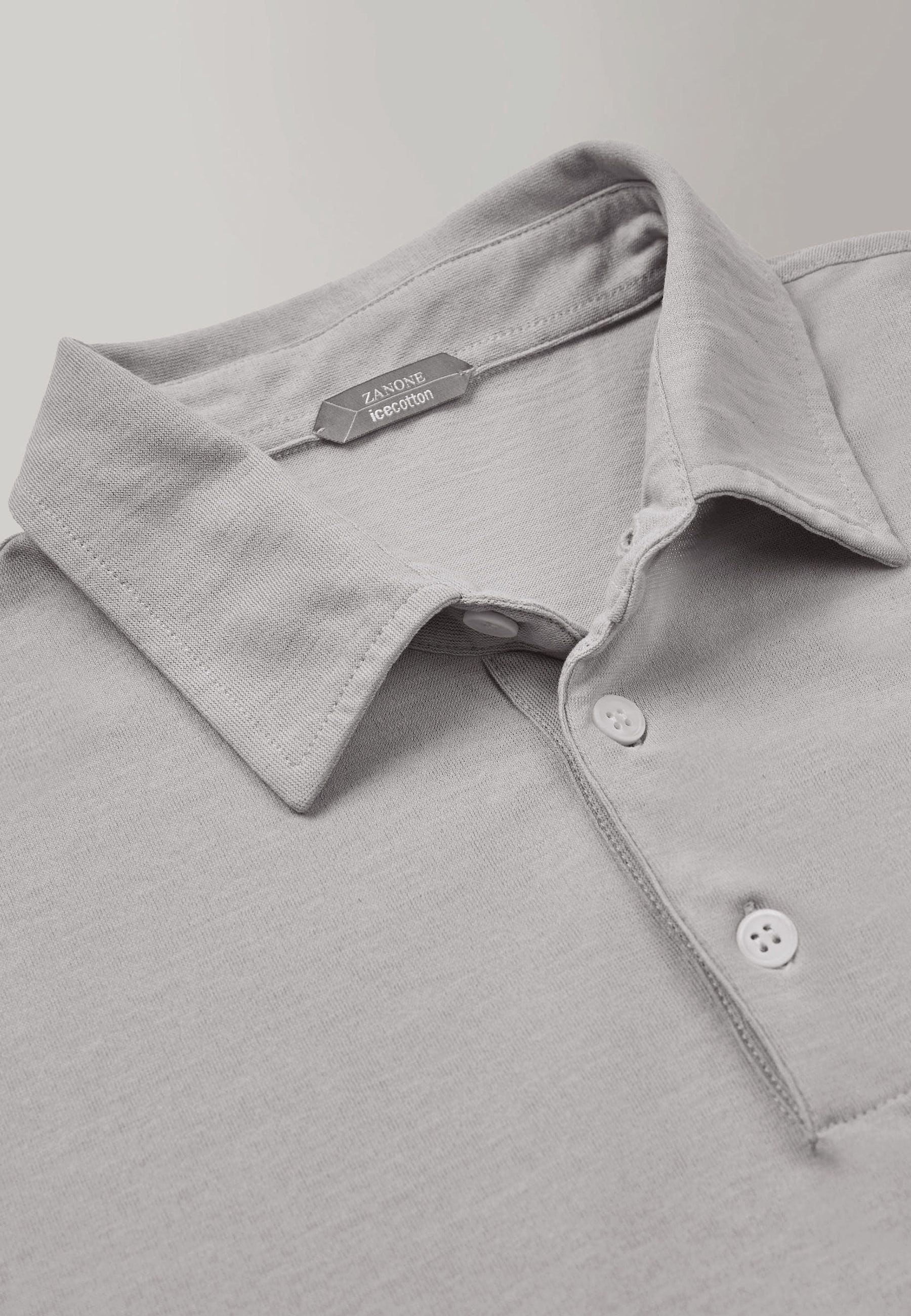 Slim-fit organic IceCotton polo shirt - Image 6