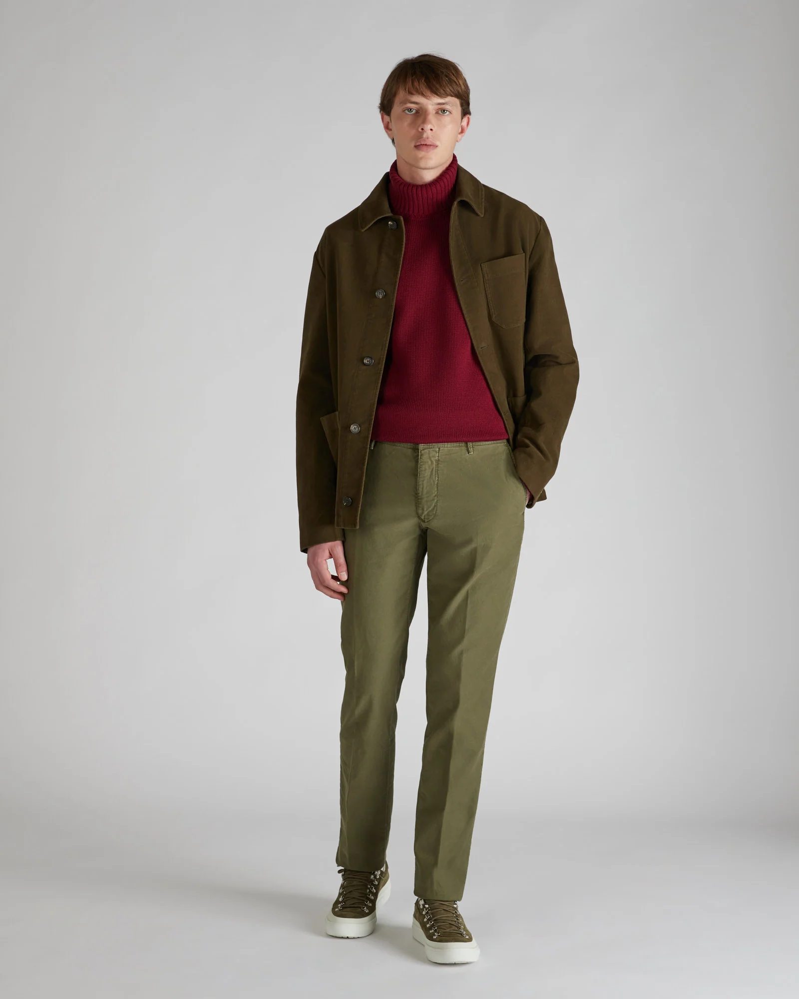 Slim-fit Tricochino trousers - Image 5