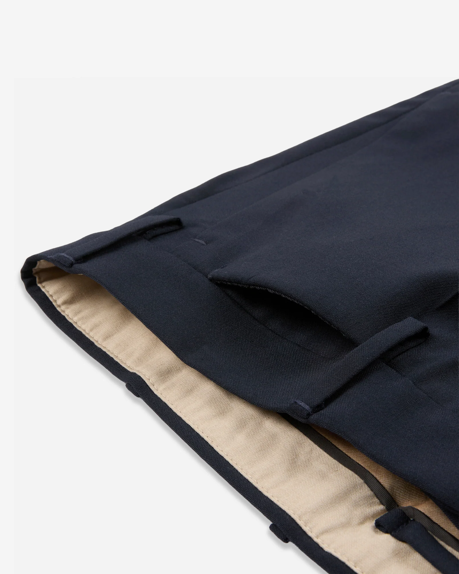 Slim fit tropical wool trousers - Image 7