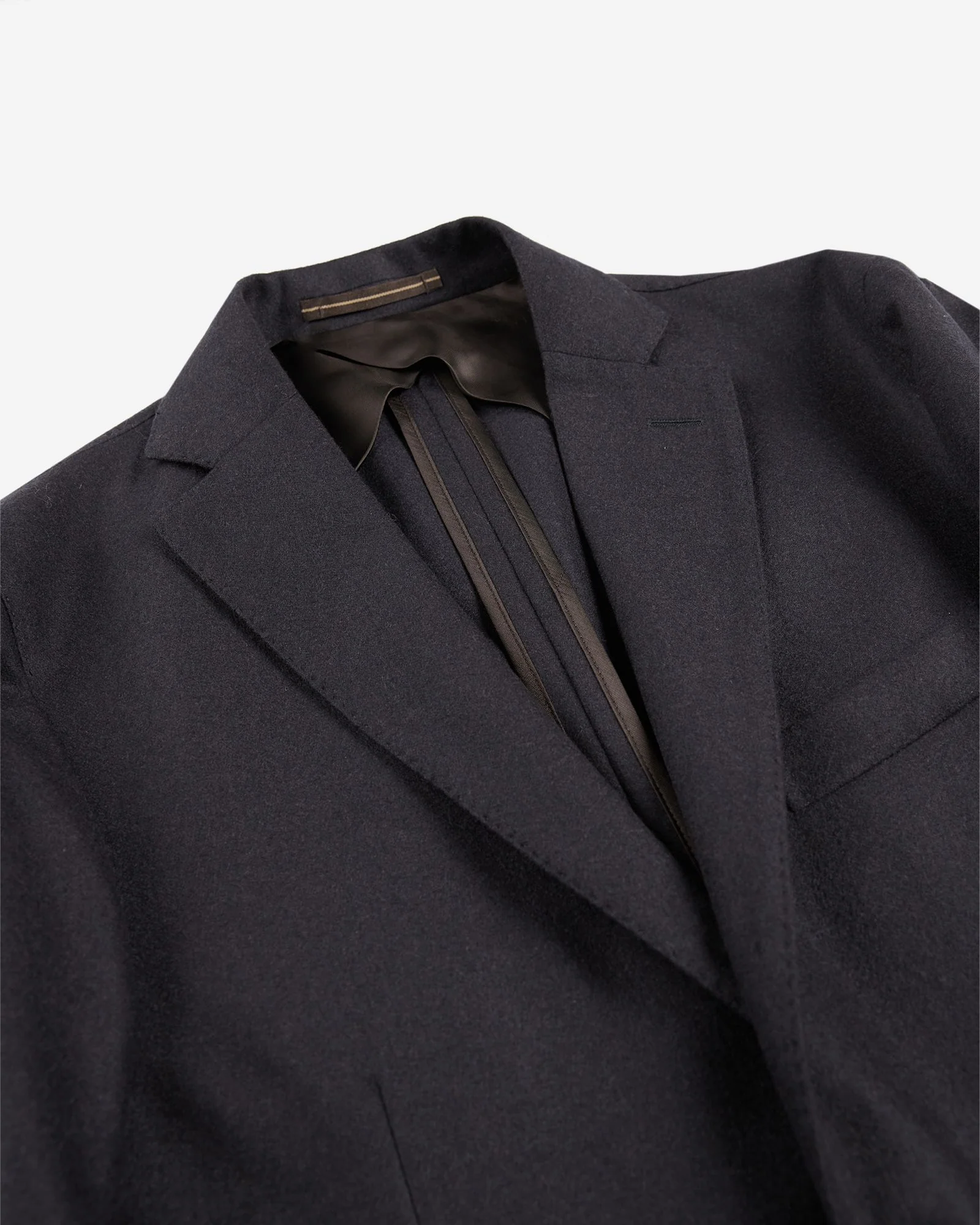 Slim fit wool and cashmere flannel jacket - Image 6