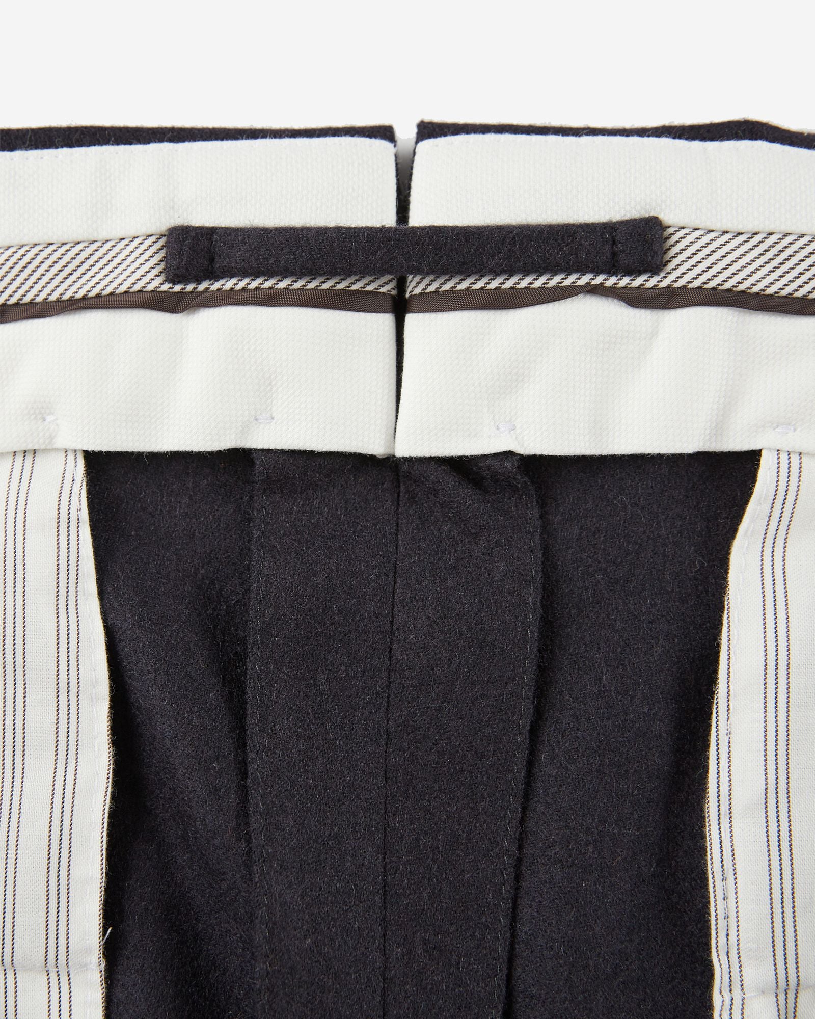 Slim fit wool and cashmere flannel trousers - Image 7