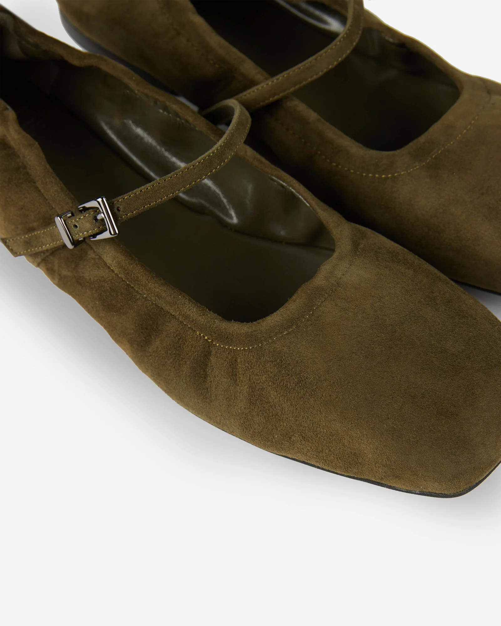Suede leather ballet flats - Image 3