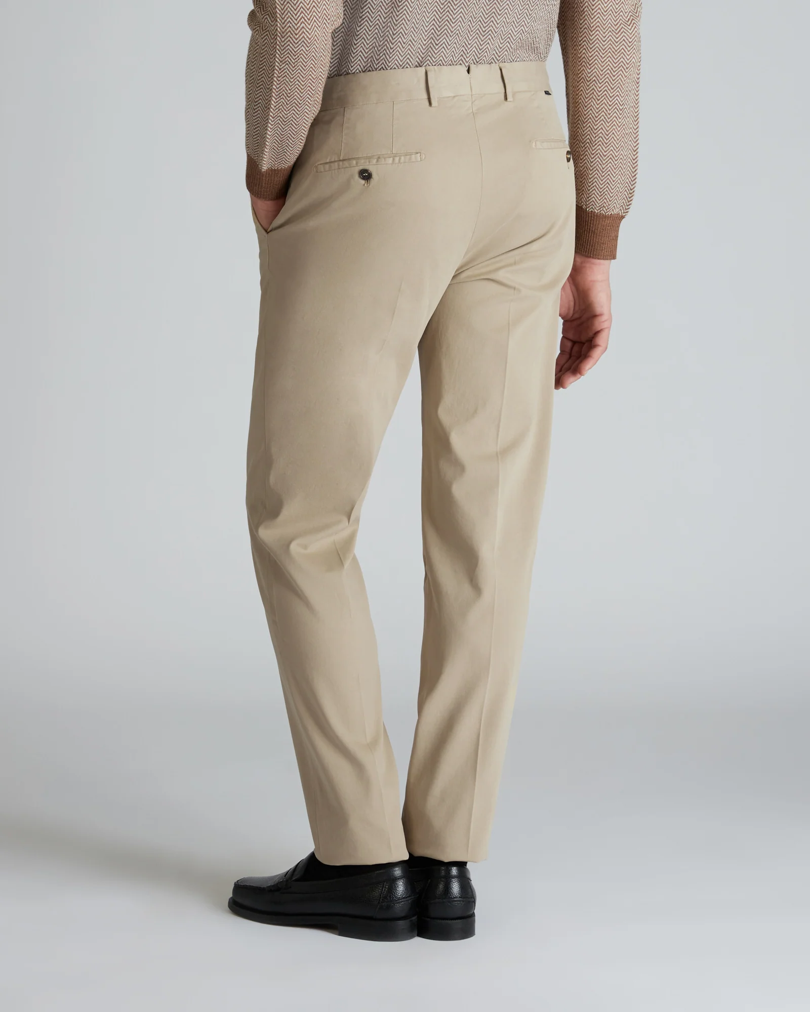 Tapered-fit cotton and lyocell trousers - Image 3