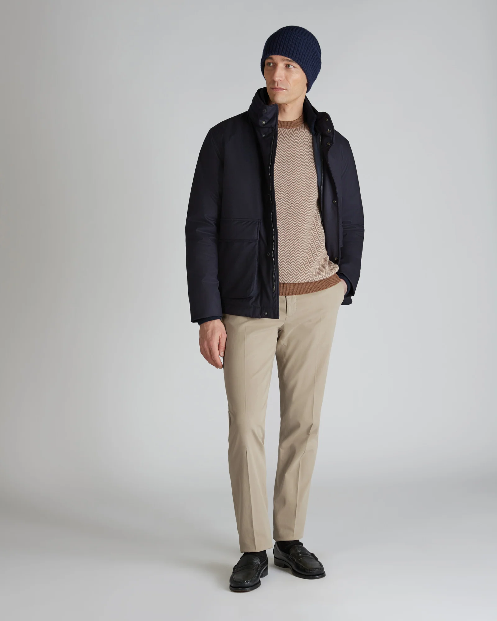 Tapered-fit cotton and lyocell trousers - Image 5