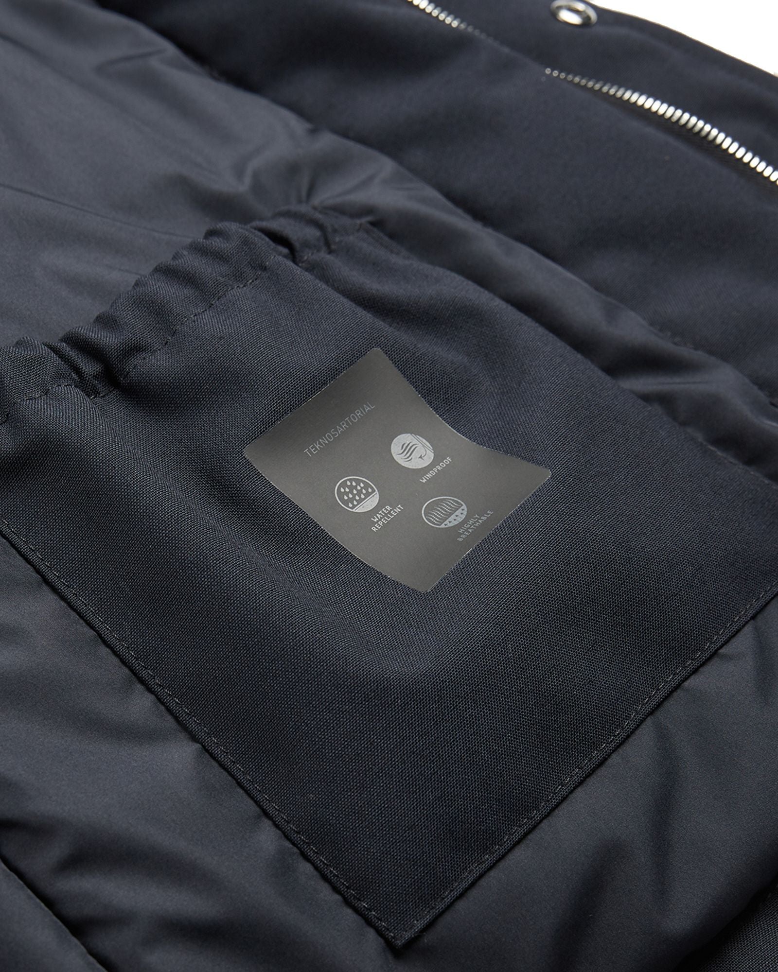Technical fabric hooded jacket - Image 7