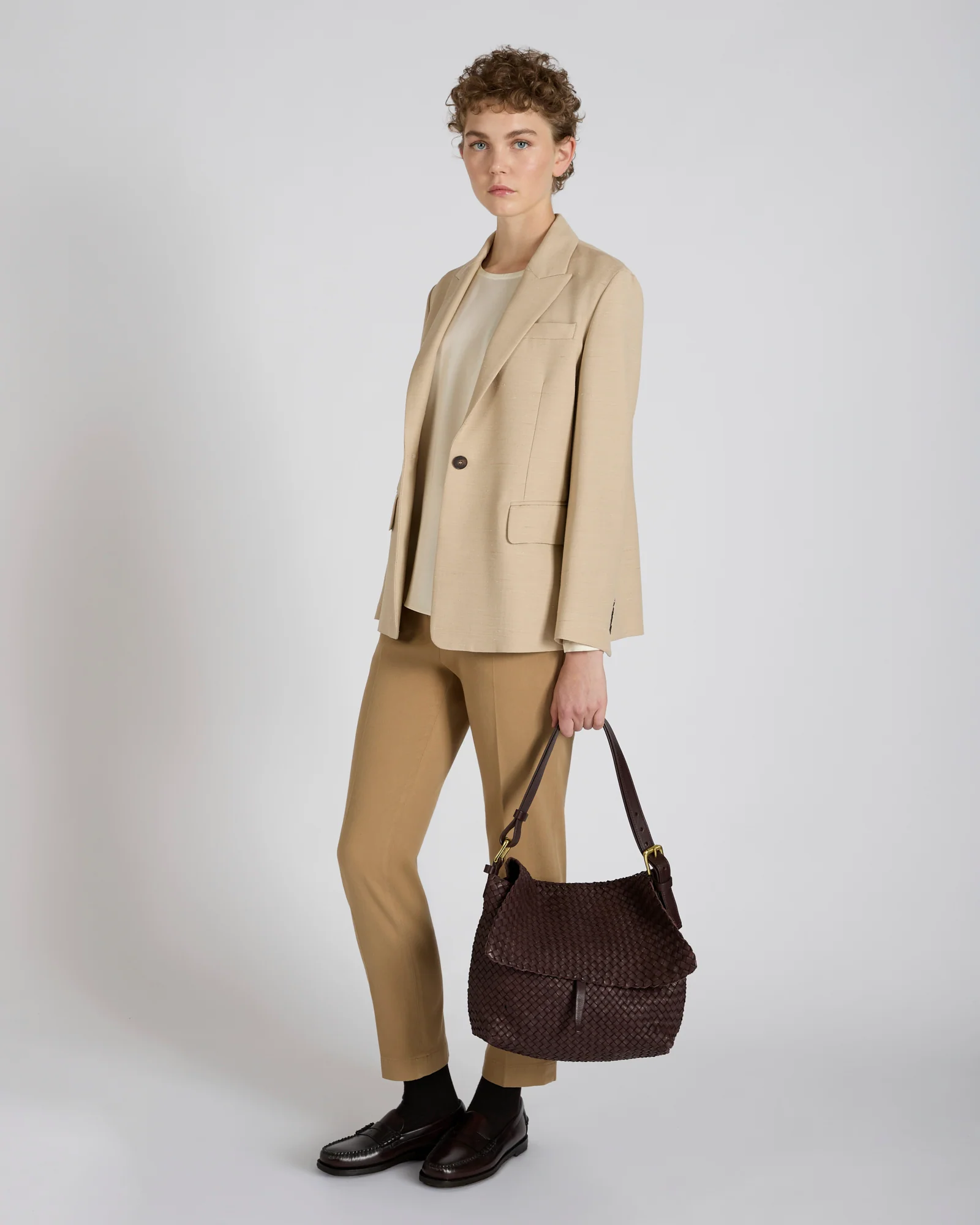 Wide fit shiny satin shirt - Image 5