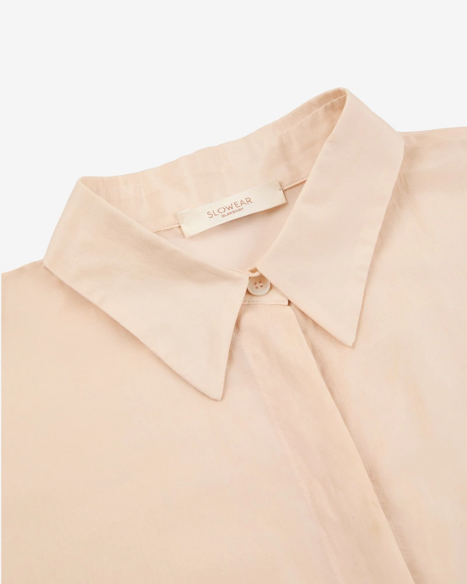Wide fit shirt in silk and cotton muslin - Image 6